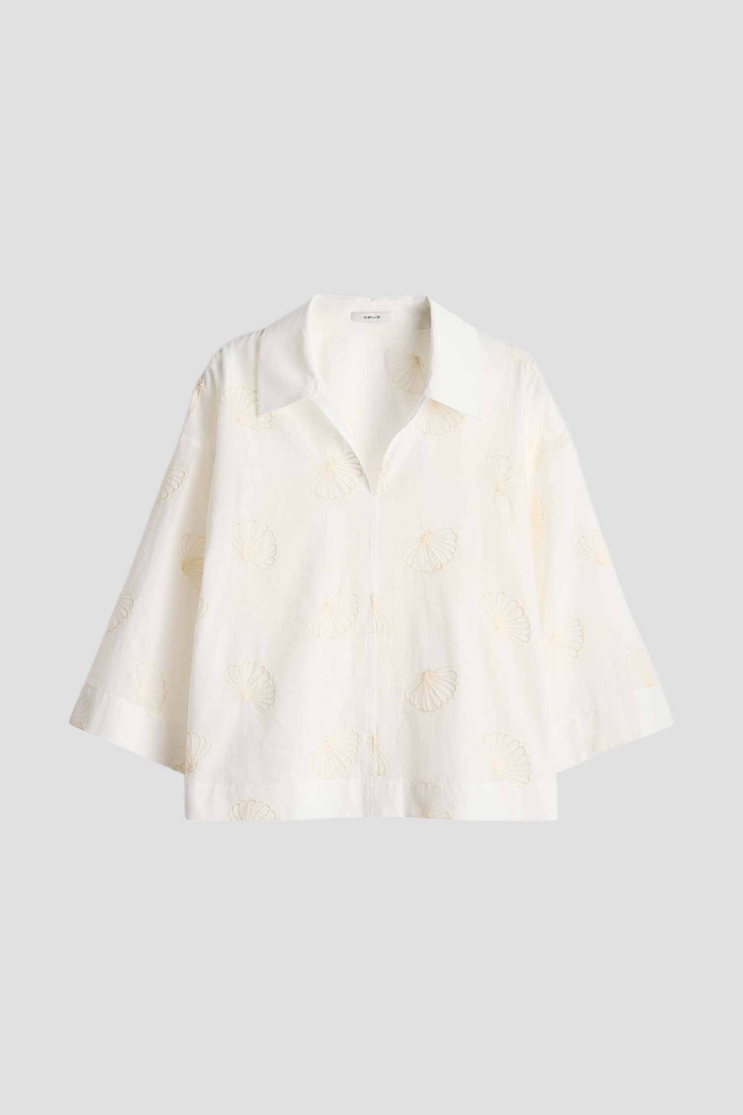 Photo produit 1 de Blouse écru avec coquillages de Opus pour Femmes