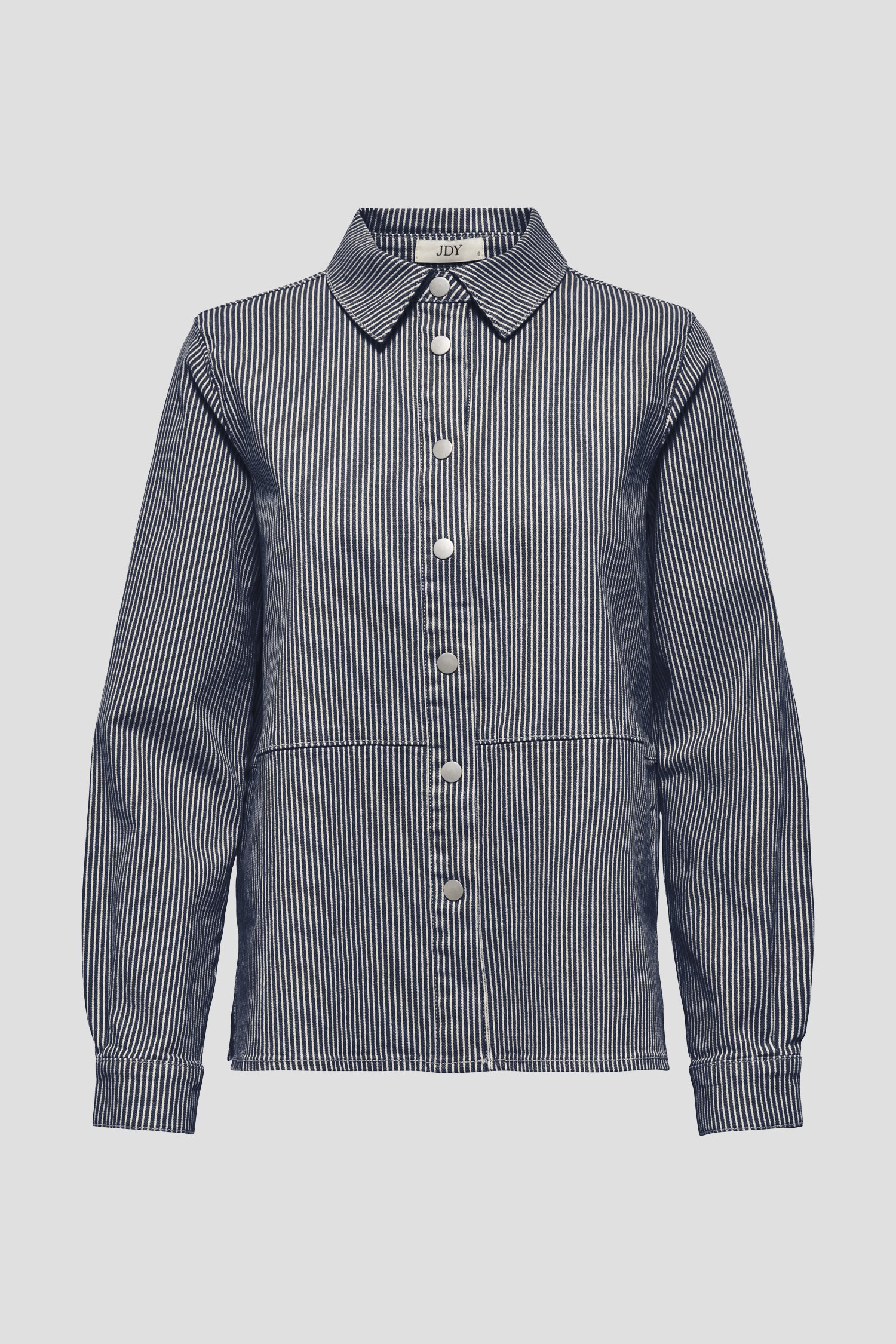 Photo produit 1 de Blouse en denim à rayures bleu et blanc de JDY pour Femmes