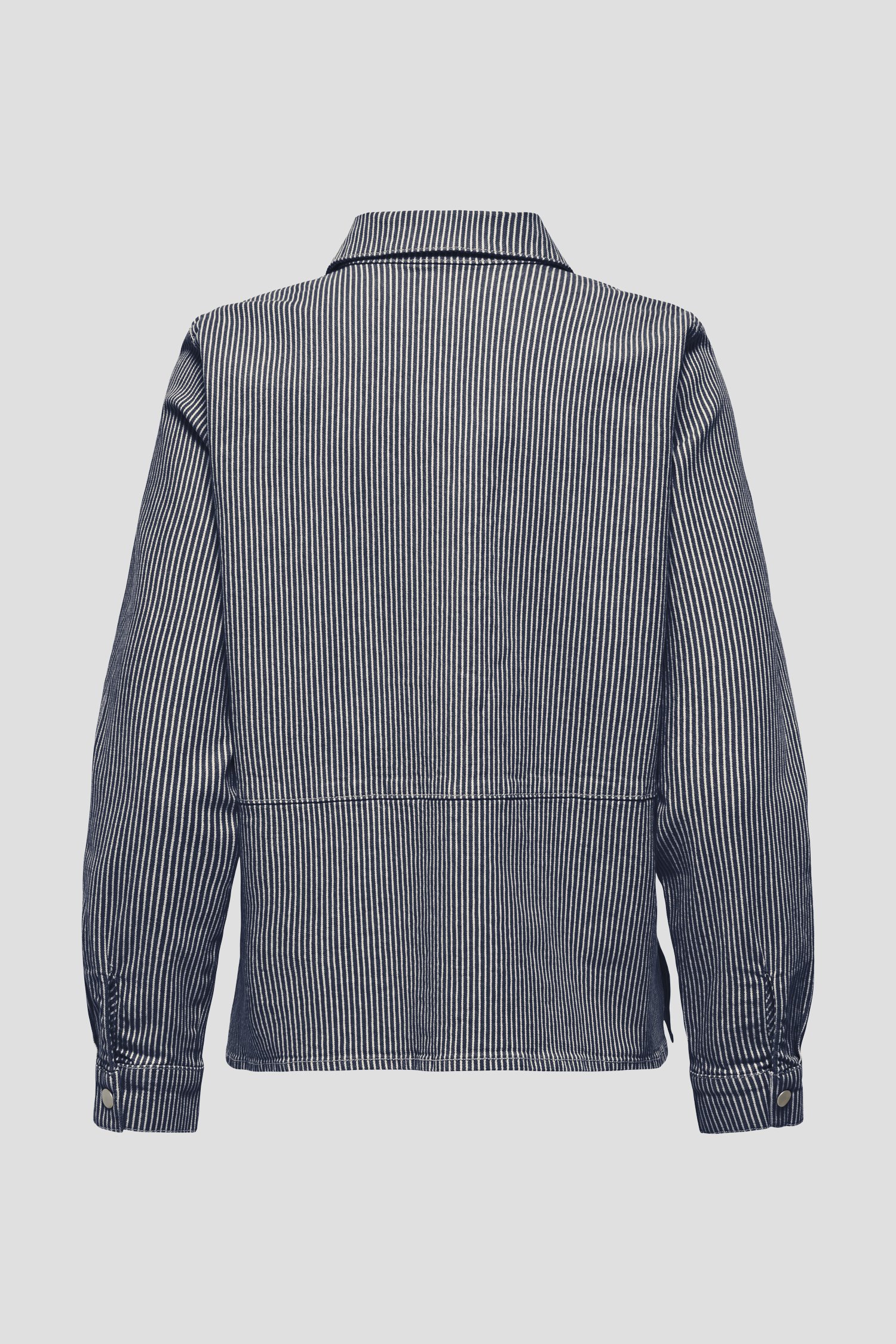 Photo produit 2 de Blouse en denim à rayures bleu et blanc de JDY pour Femmes