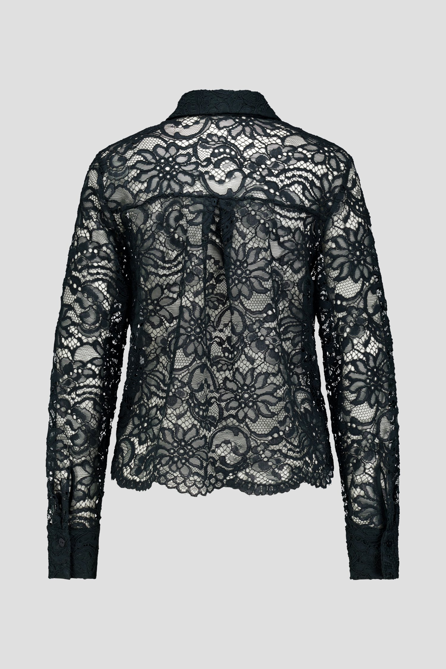 Photo produit 2 de Blouse en dentelle vert foncé de D'Auvry pour Femmes