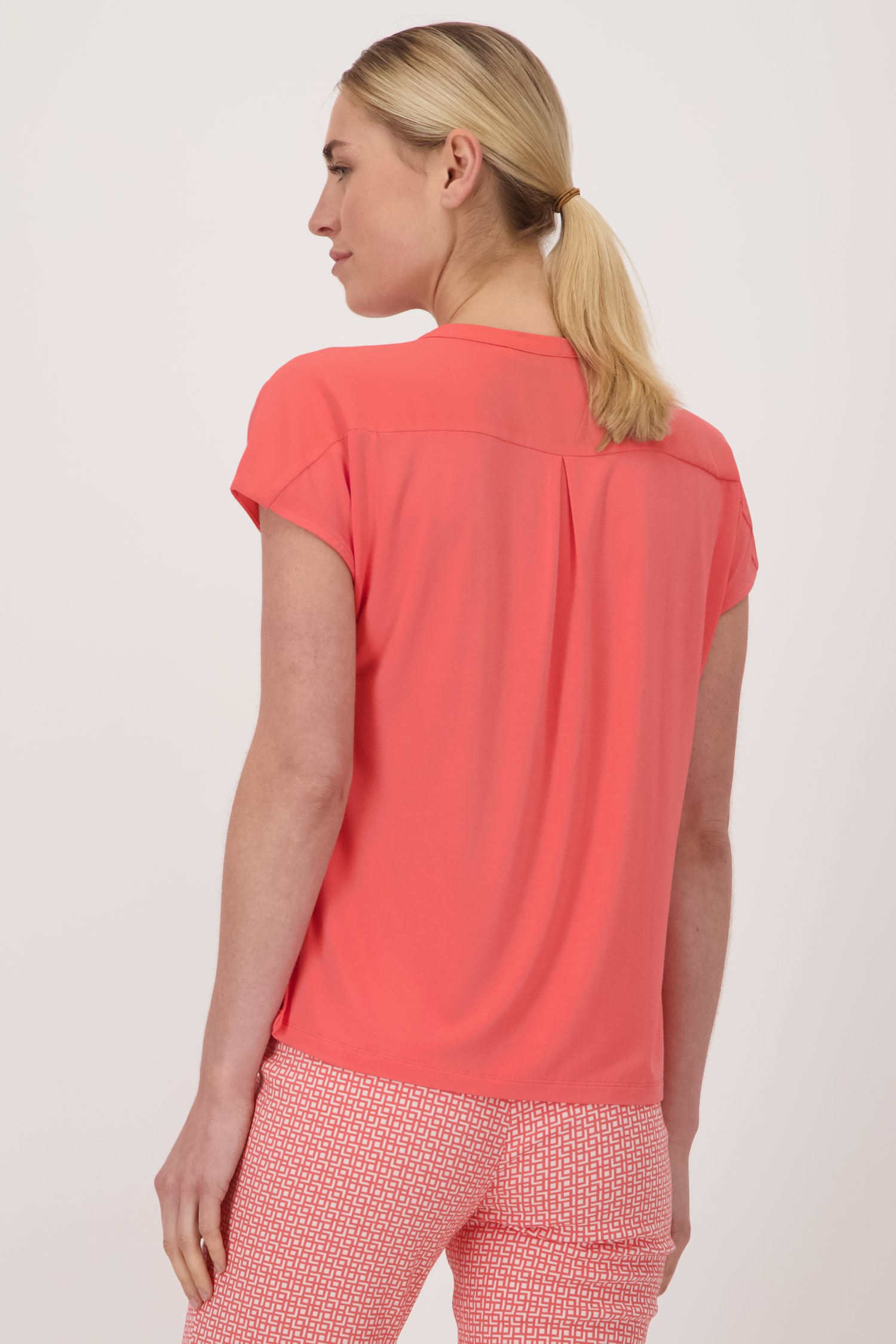 Blouse fine rose saumon de Liberty Island pour Femmes