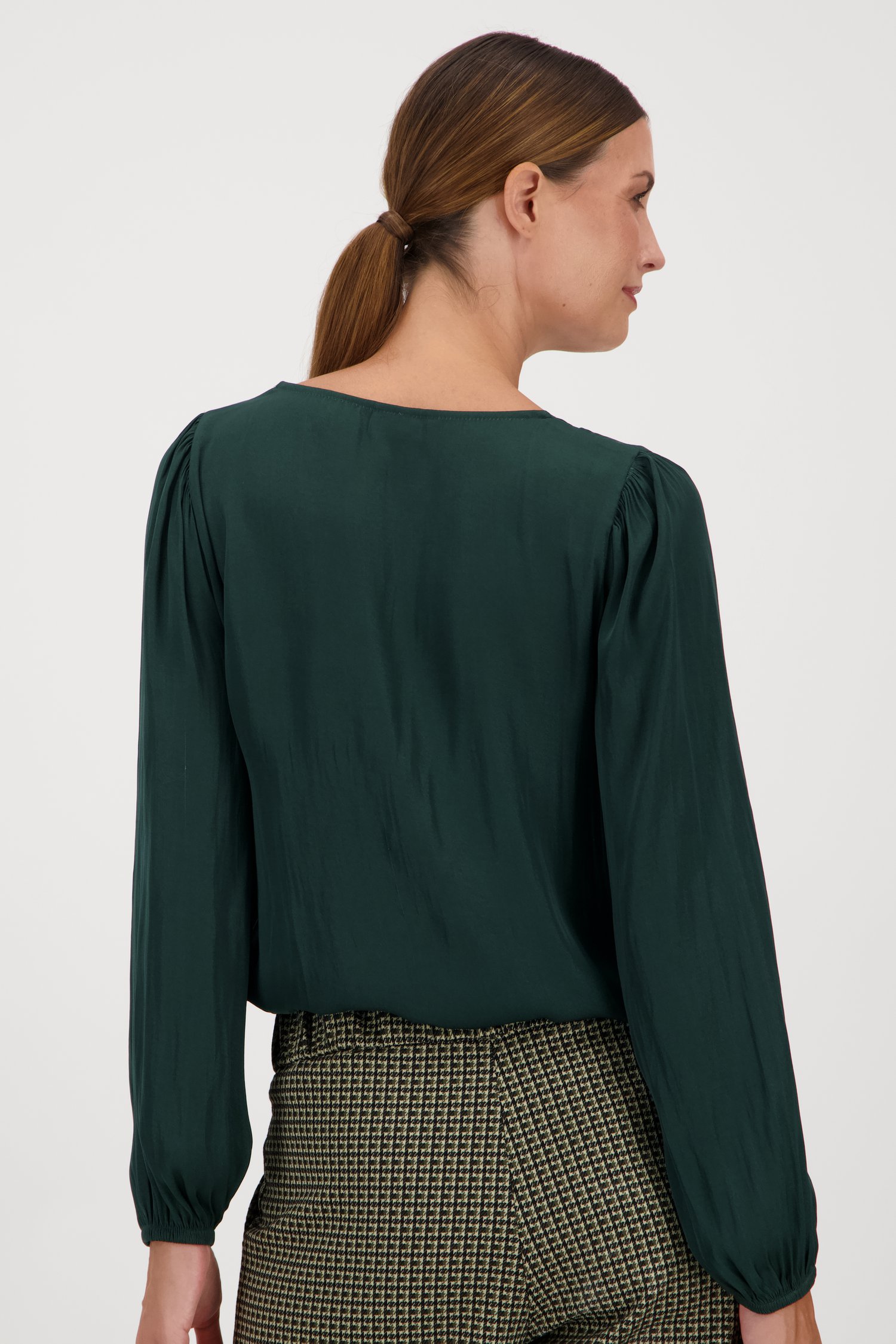 Blouse fine vert foncé de JDY pour Femmes