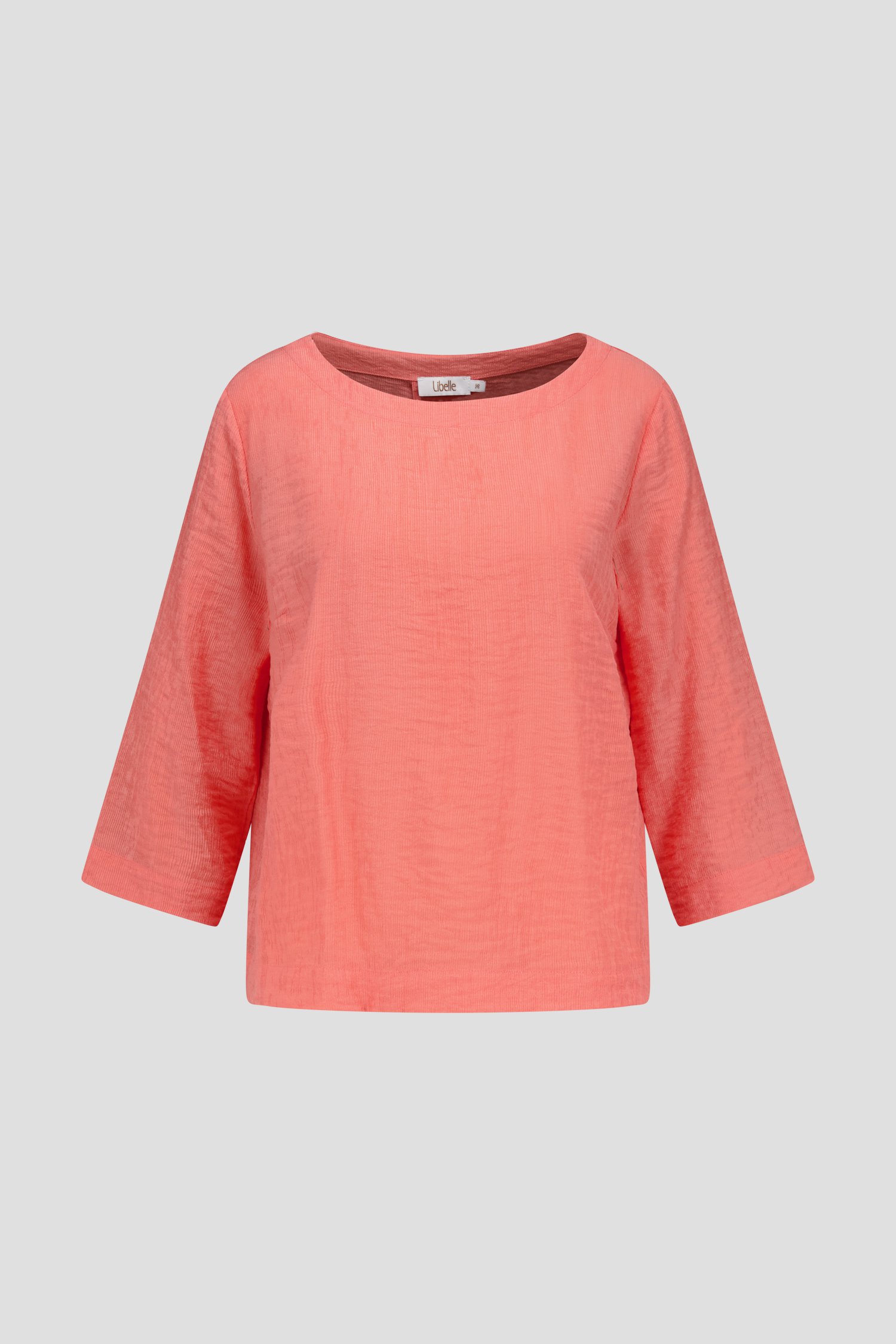 Blouse in koraal met 3/4 mouwen van Libelle voor Dames