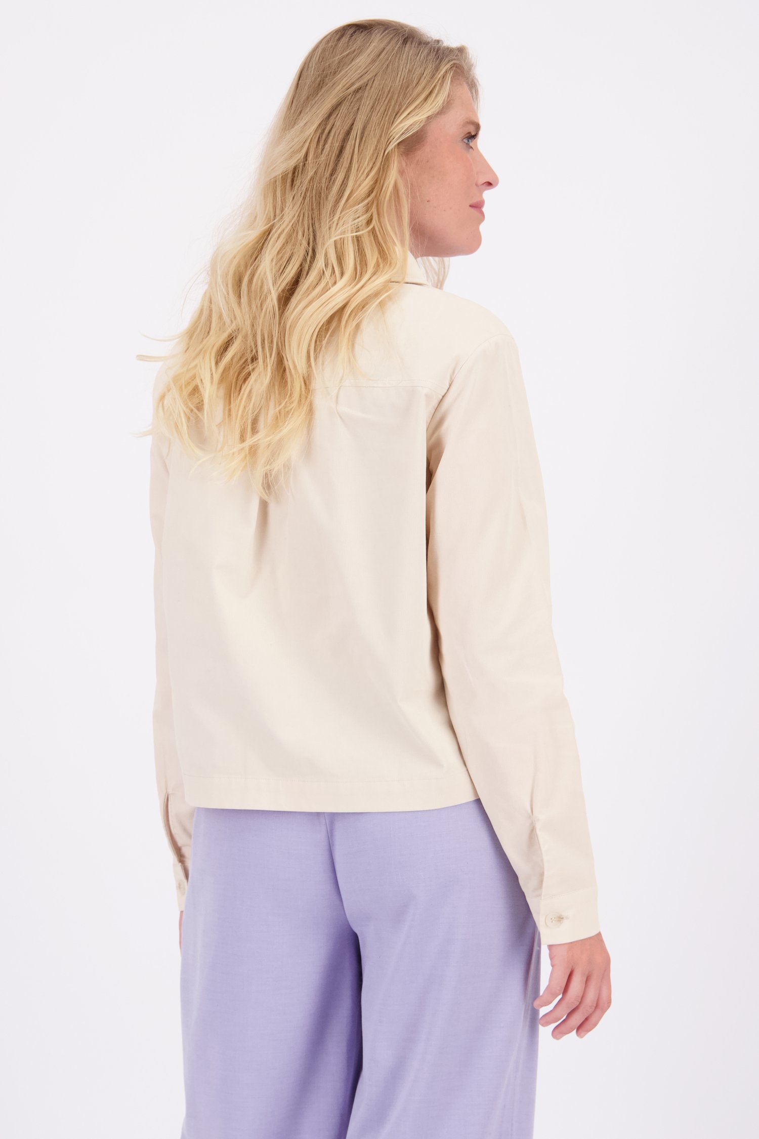 Le dos de Blouse jaune crème de Liberty Loving nature pour Femmes