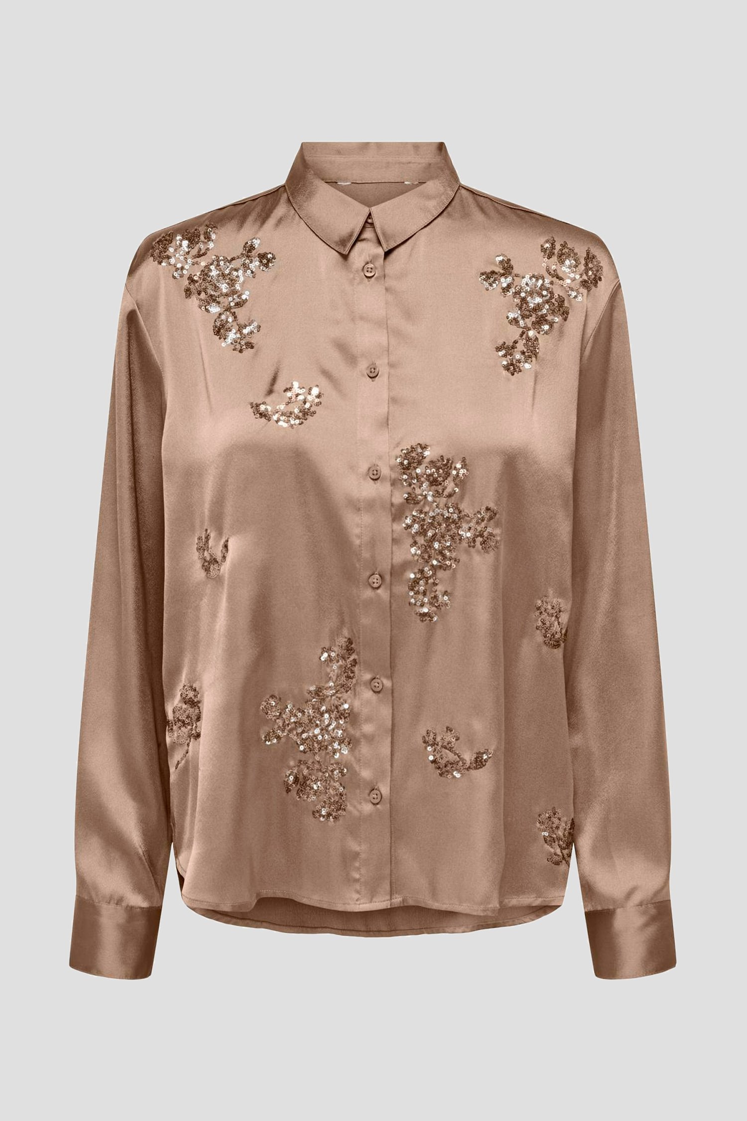 Blouse marron à paillettes de JDY pour Femmes