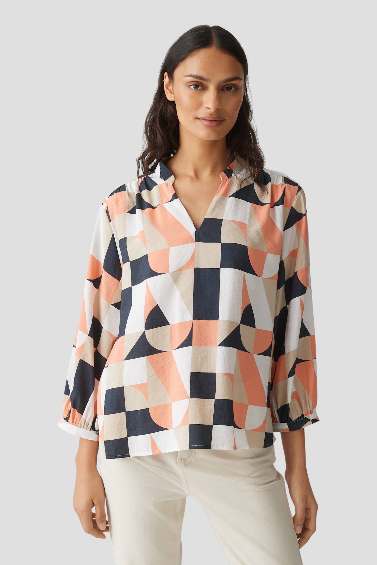 Blouse met geometrische print van Opus voor Dames