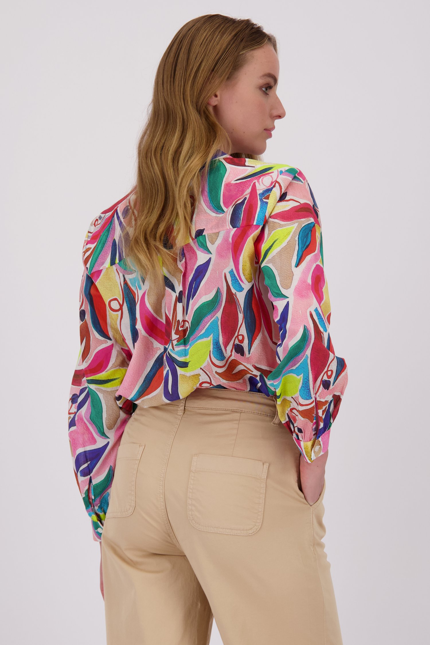 Blouse met kleurrijke print van More & More voor Dames