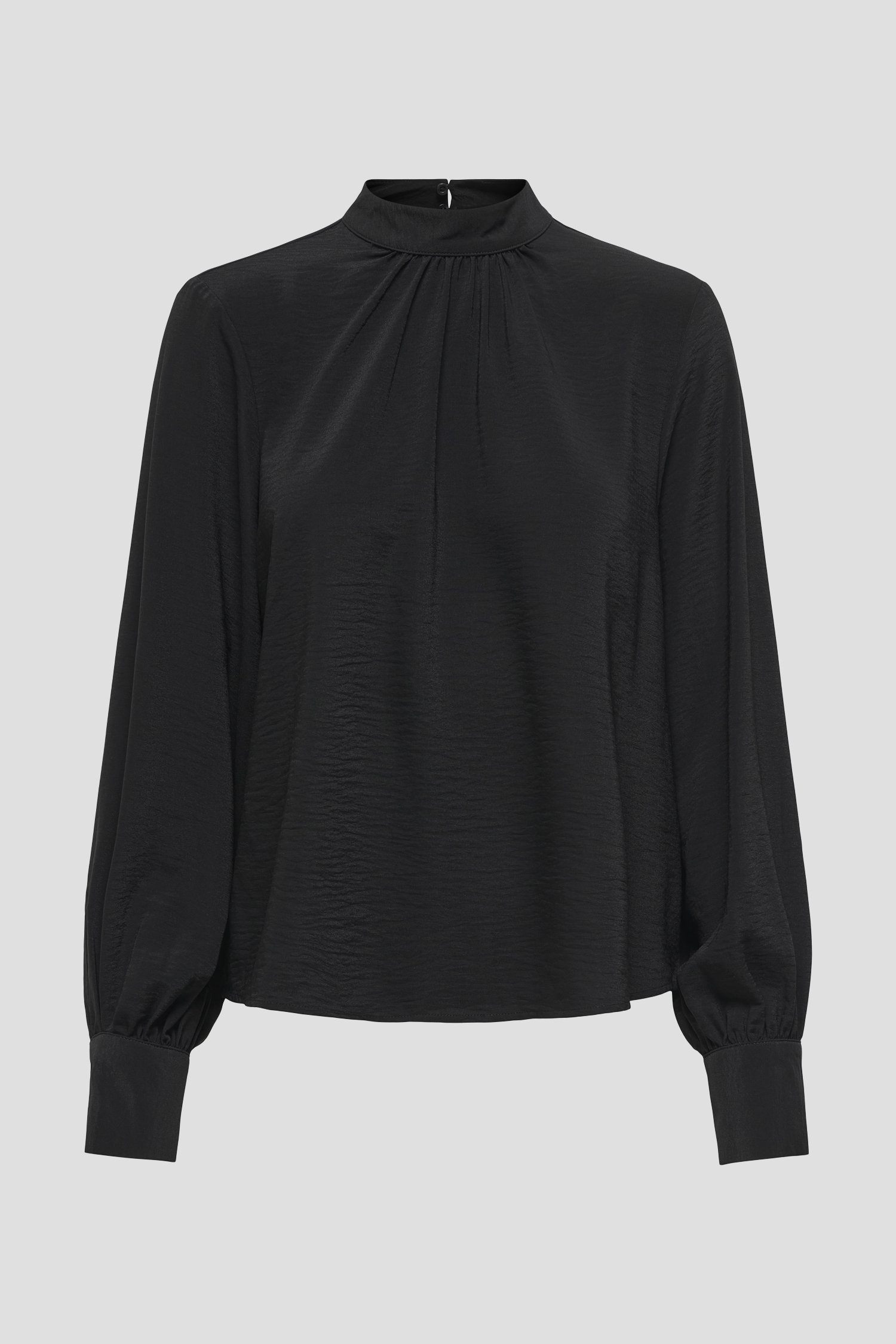 Photo produit 1 de Blouse noire à col montant de JDY pour Femmes