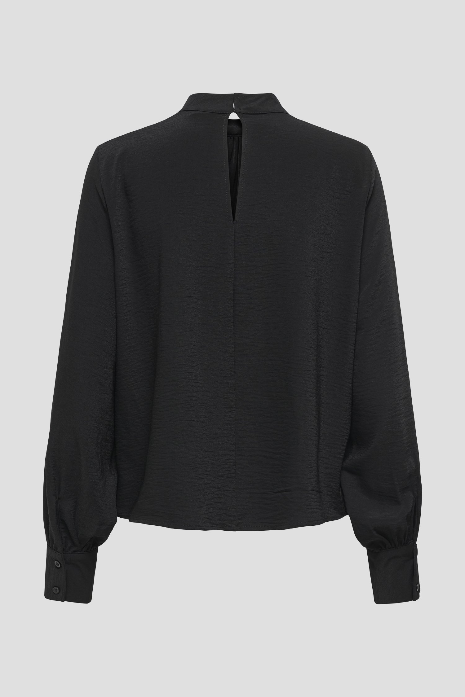 Photo produit 2 de Blouse noire à col montant de JDY pour Femmes