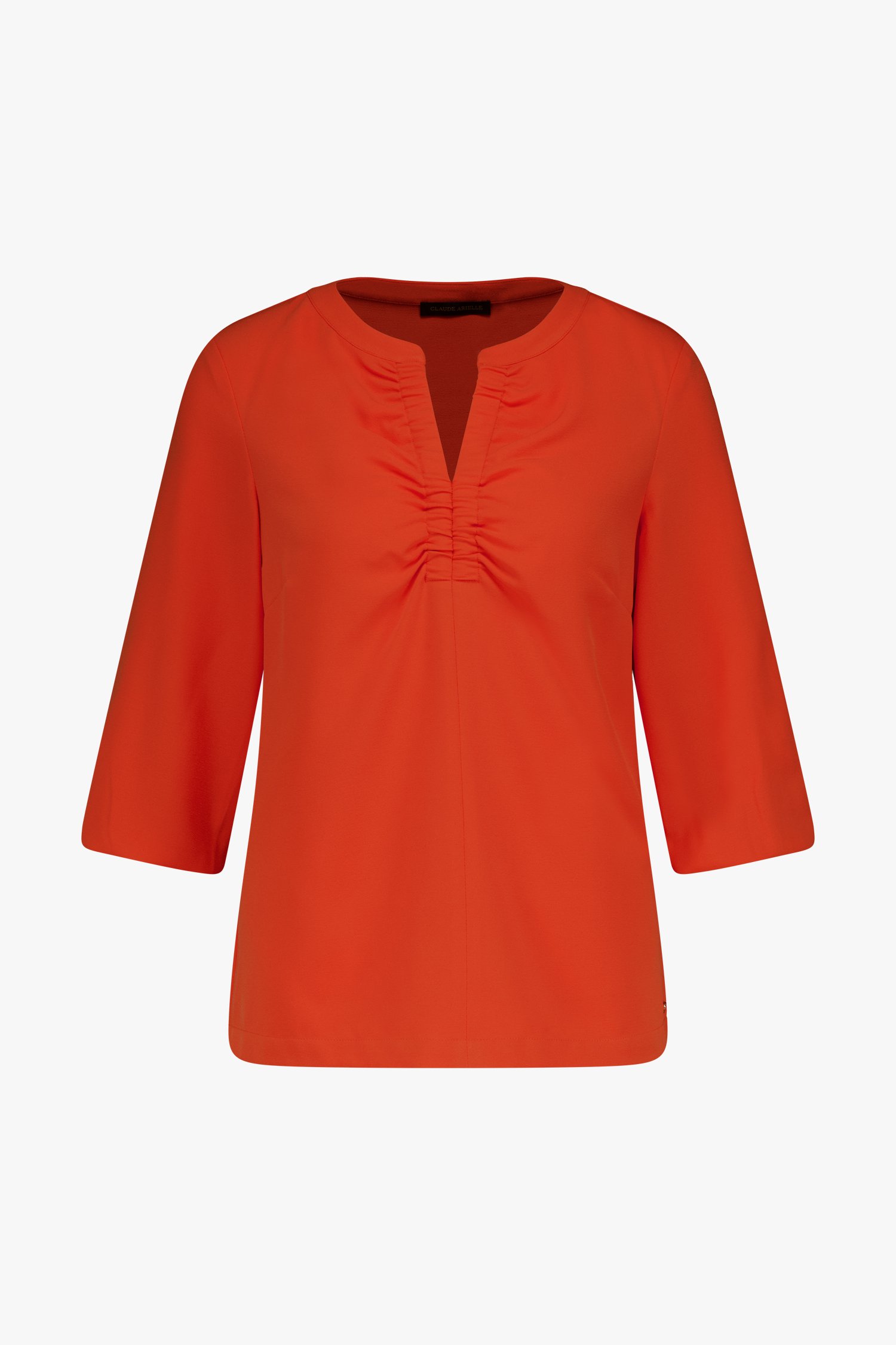Blouse orange	 de Claude Arielle pour Femmes