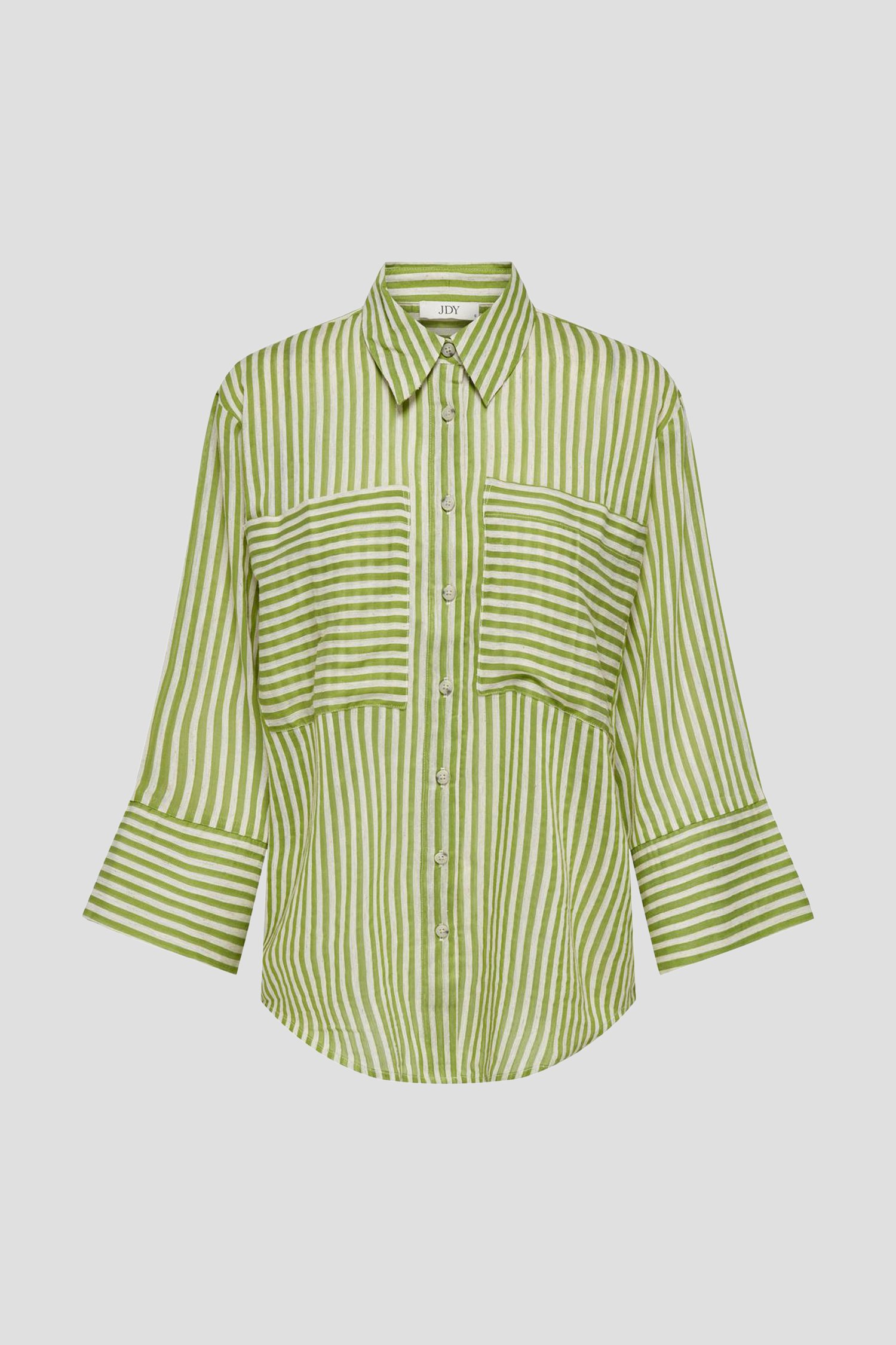 Blouse rayée écru et vert lime de JDY pour Femmes