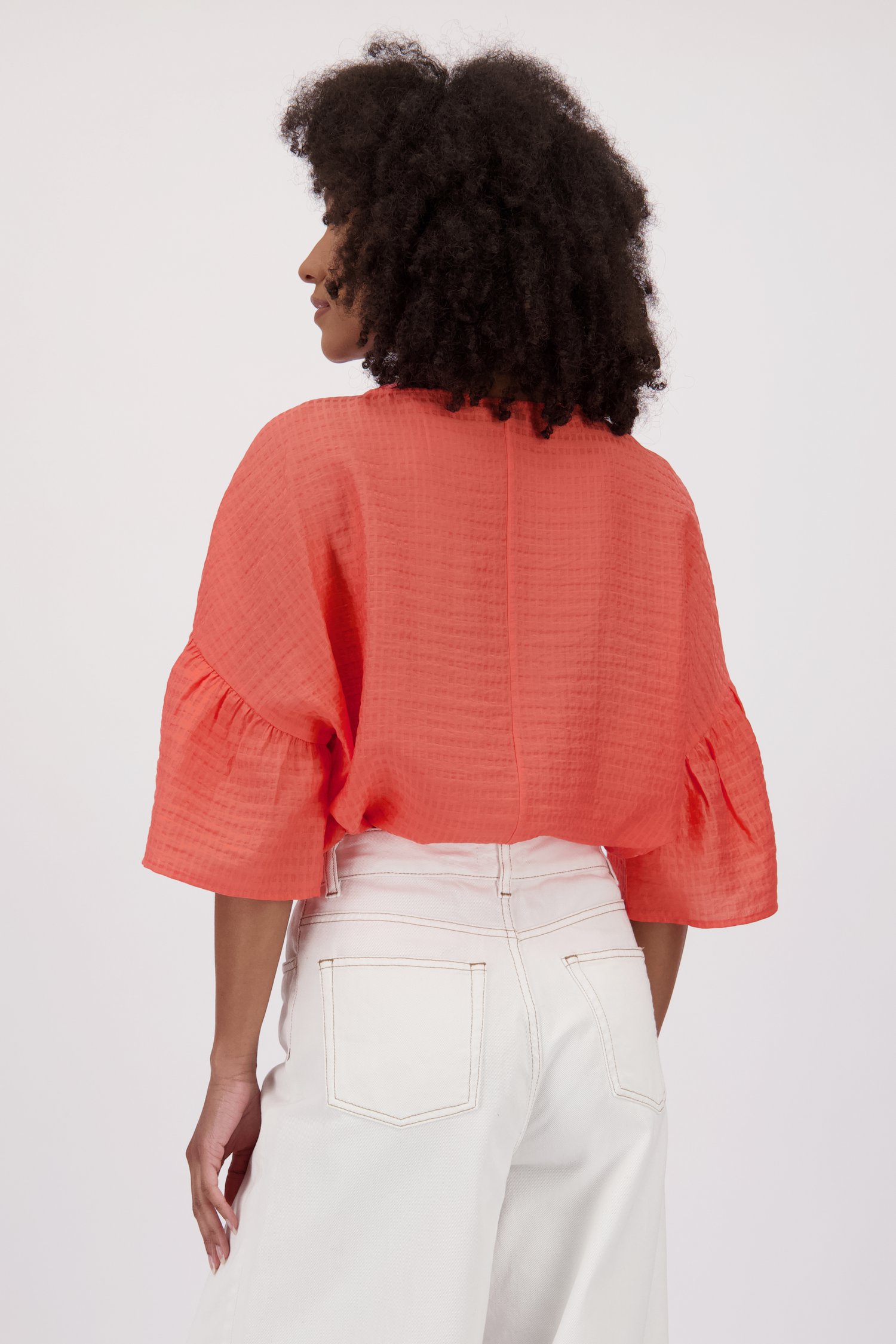 Blouse tarte en rose corail clair de Louise pour Femmes