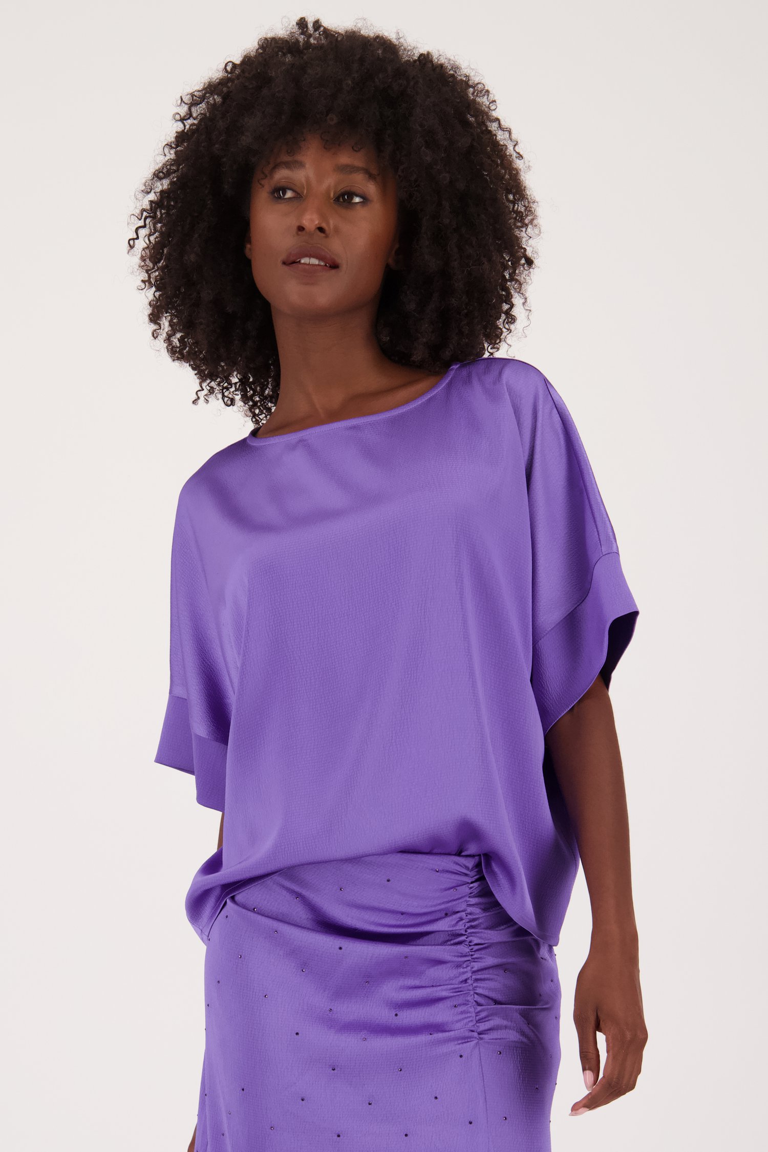 Blouse violette de Louise pour Femmes