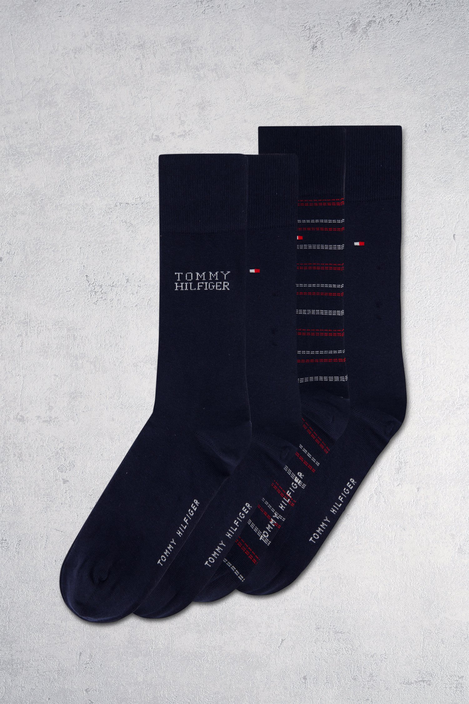 Boîte à cadeaux chaussettes bleues - 4 paires  de Tommy Hilfiger pour Hommes