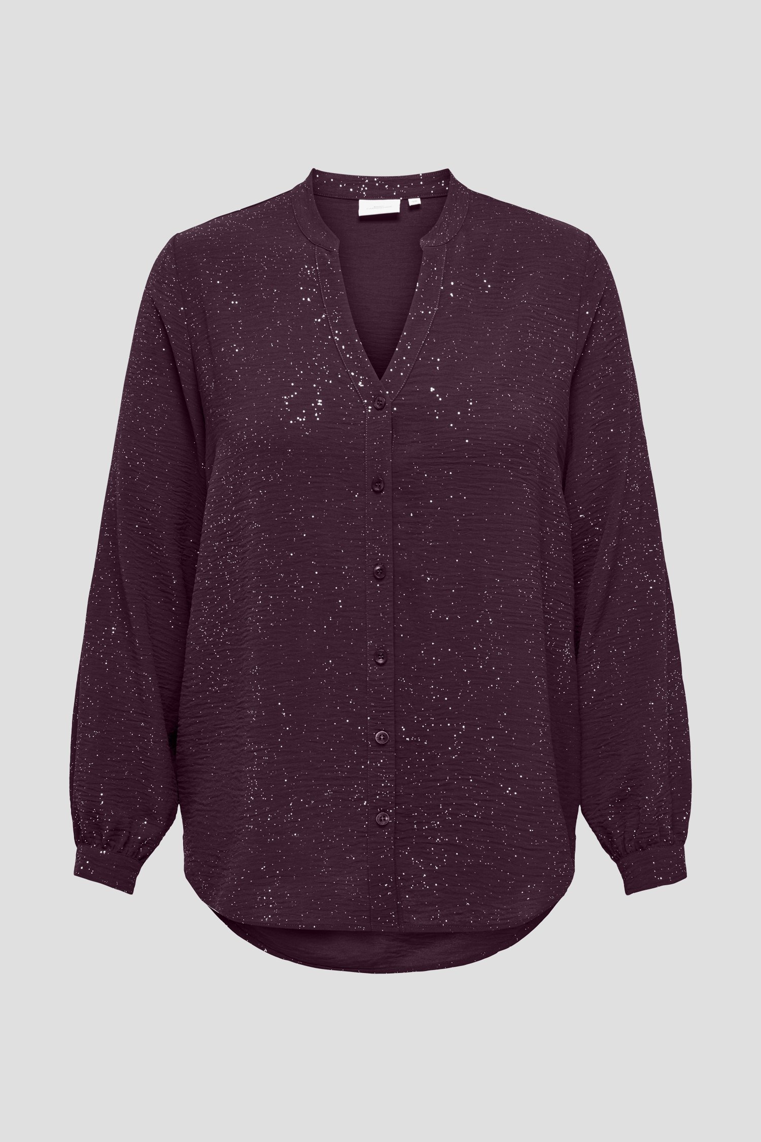 Productfoto 1 van Bordeaux blouse met glitter door ONLY Carmakoma voor Dames