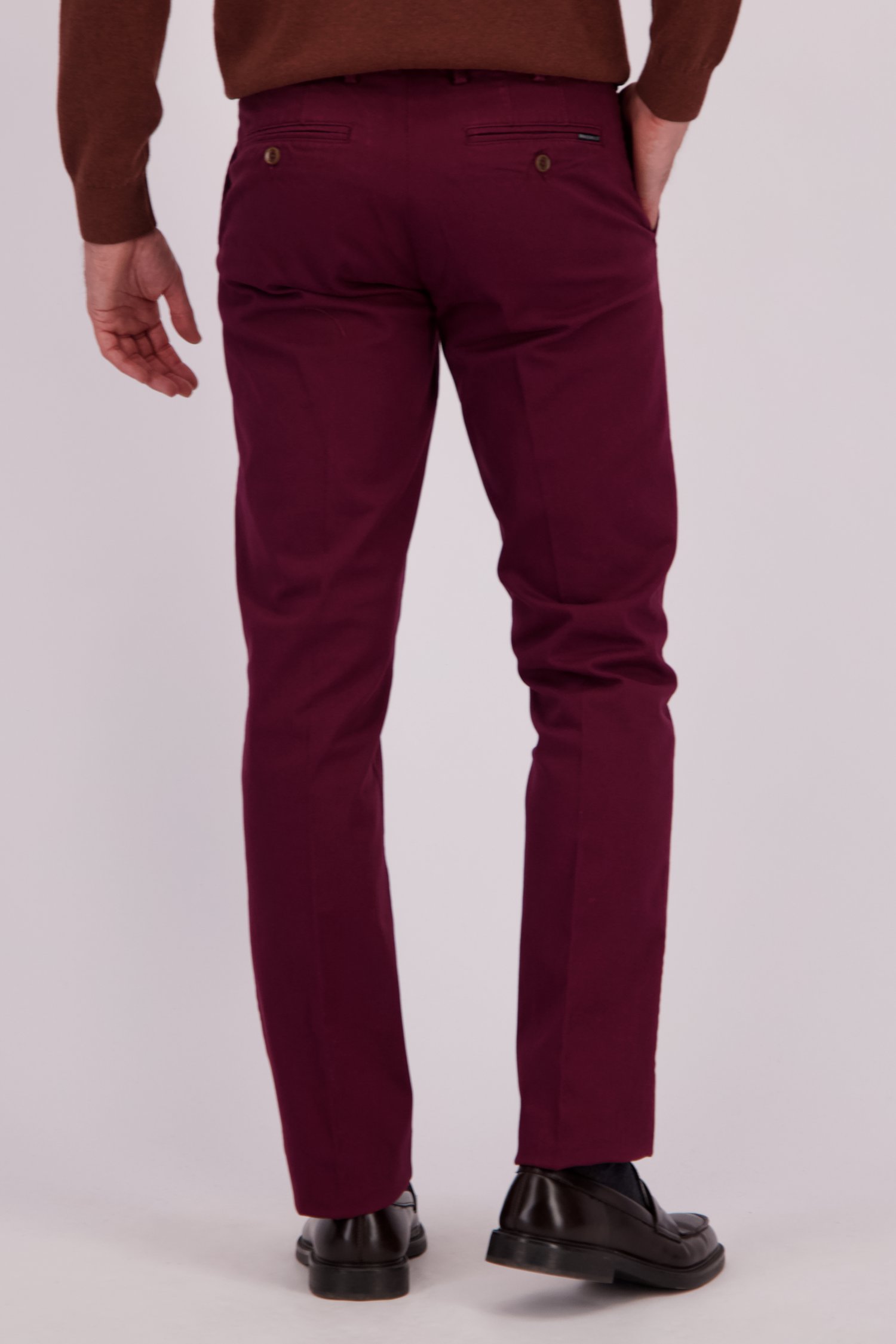 Achterkant van Bordeaux chino - Vancouver - Regular fit  door Brassville voor Heren