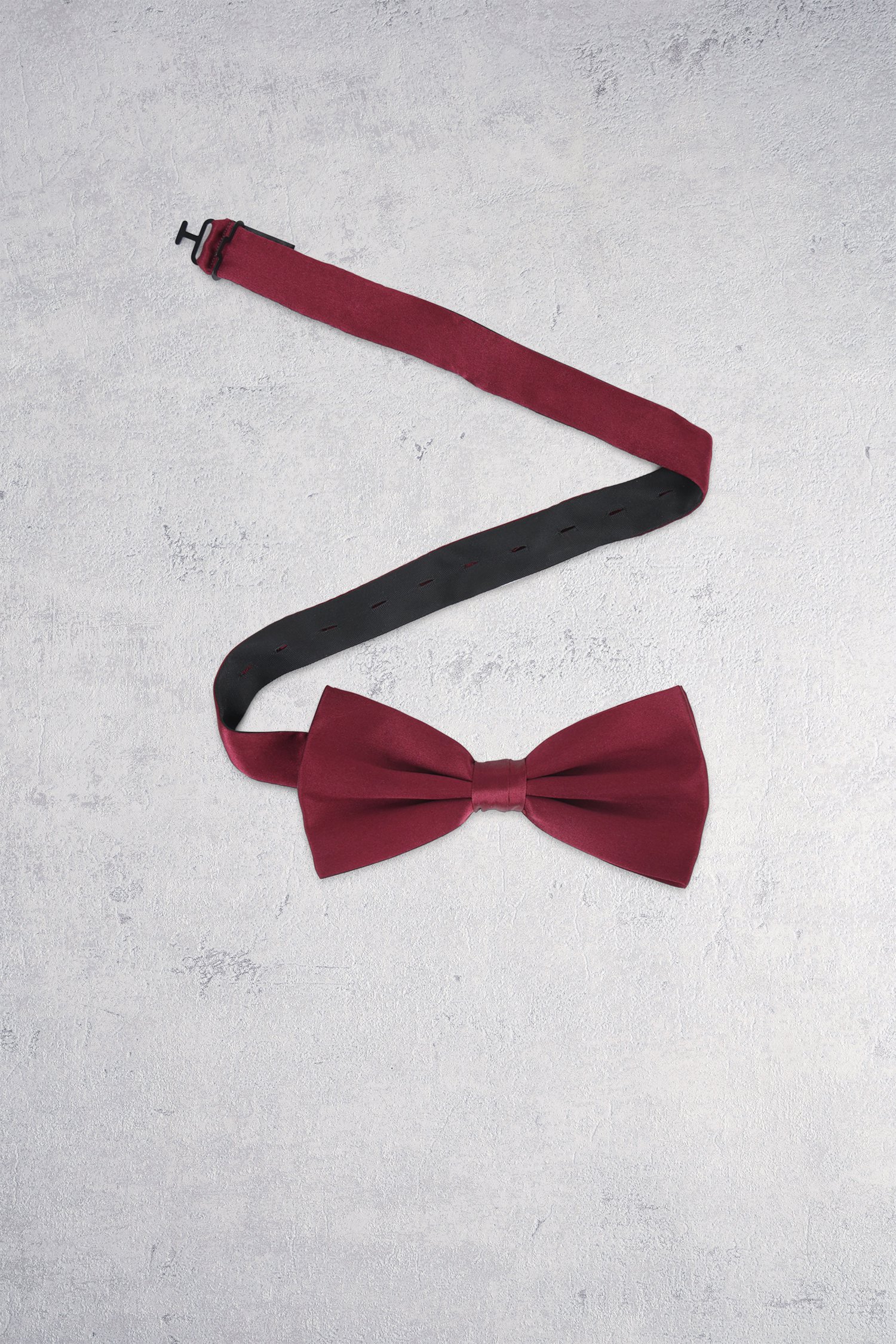 Voorkant van Bordeaux strik door Michaelis voor Heren