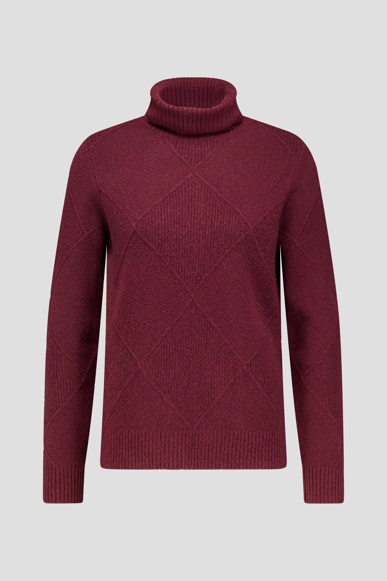 Productfoto 1 van Bordeaux trui met rolkraag door Liberty Island voor Dames