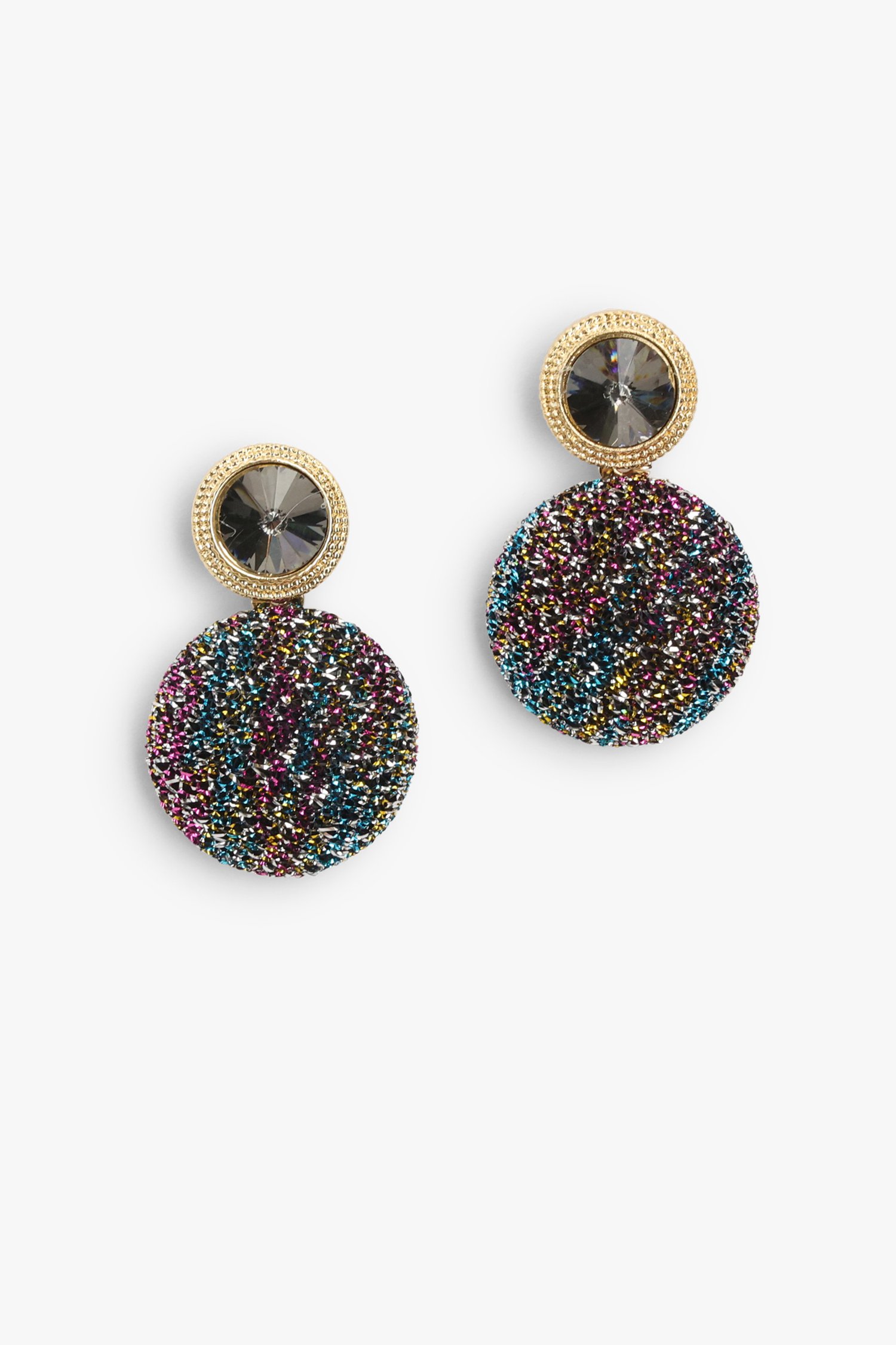 Boucles d'oreilles colorées scintillantes de Liberty Island pour Femmes