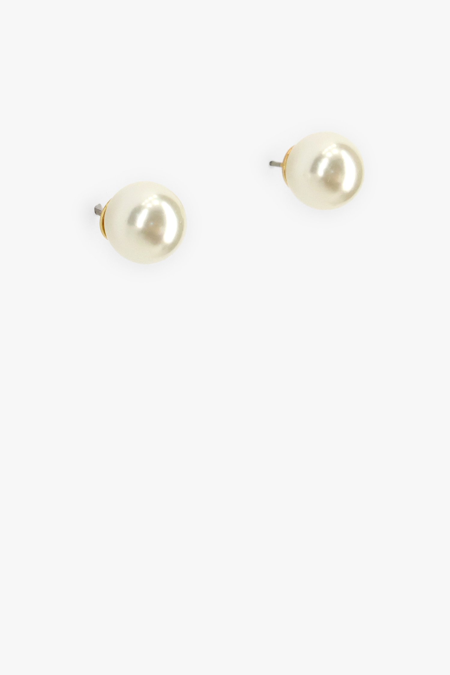 Boucles d'oreilles en perles blanches ivoire de Liberty Island pour Femmes