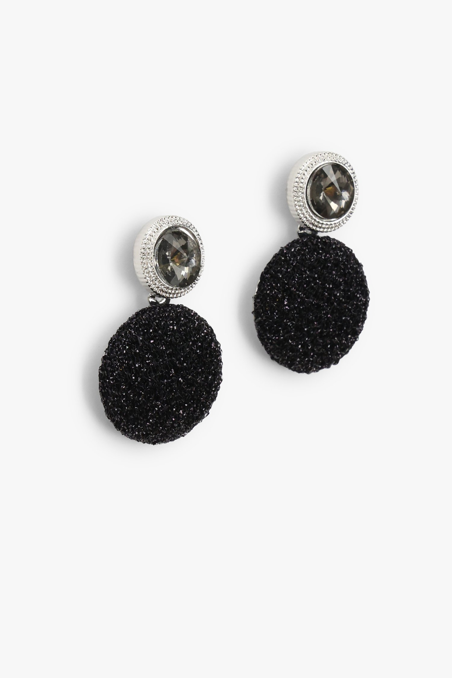 Boucles d'oreilles scintillantes noires de Liberty Island pour Femmes