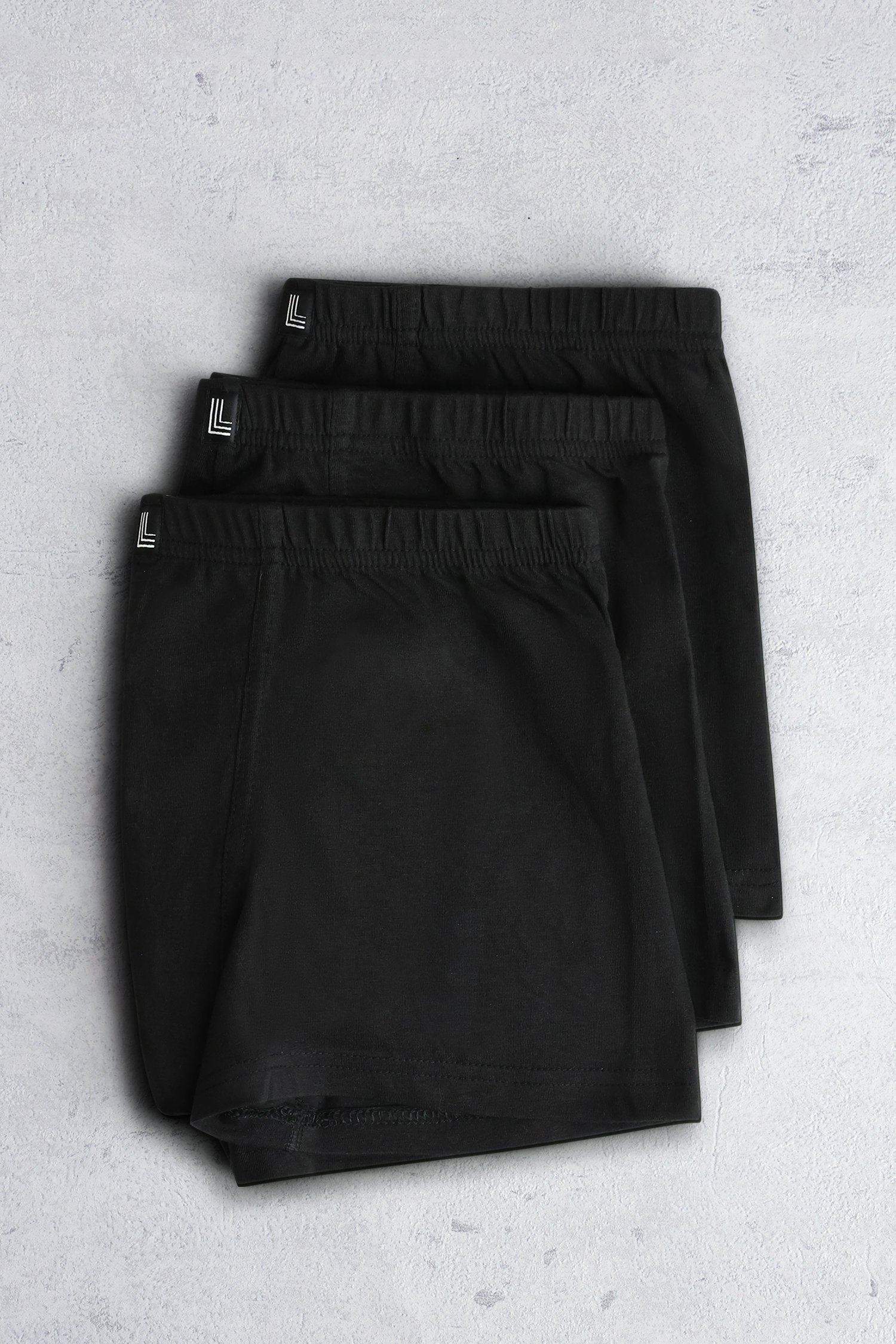 Le devant de Boxer noir - Trunk pants - Set de 3 de Liberty Island pour Hommes