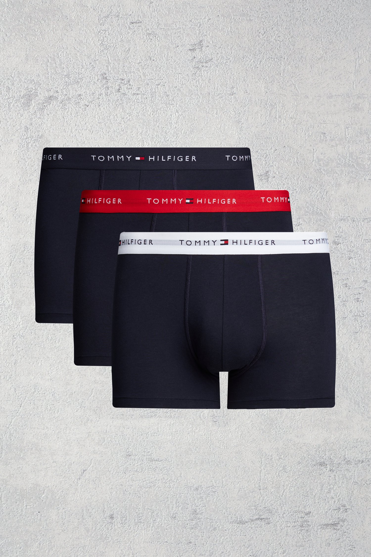 Le devant de Boxers bleu - Set de 3 de Tommy Hilfiger pour Hommes