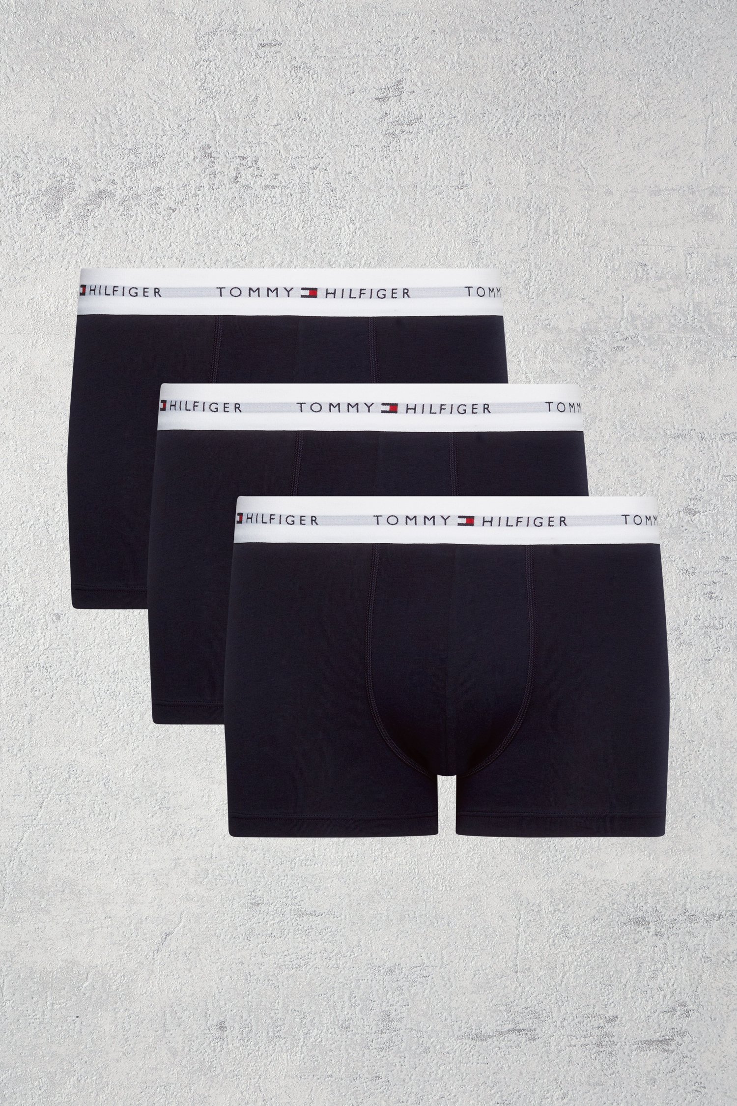 Le devant de Boxers bleus - Set de 3 de Tommy Hilfiger pour Hommes