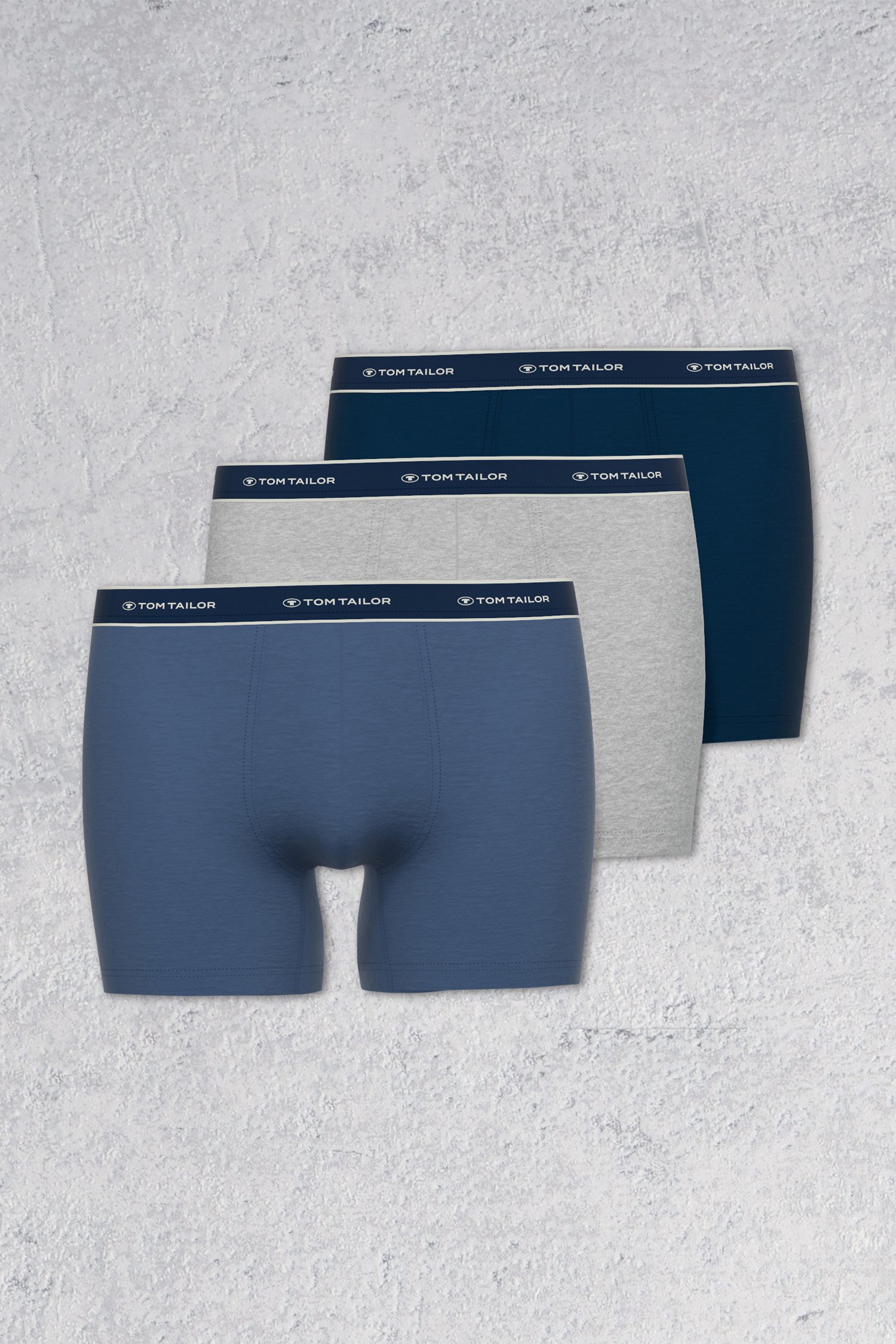 Boxers multicolores - Long pants - Set de 3 de Tom Tailor pour Hommes