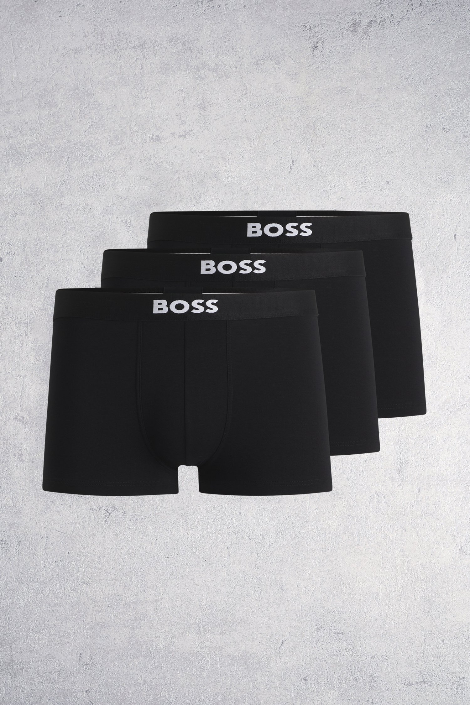 Le dos de Boxers noirs – Lot de 3 de Hugo Boss pour Hommes