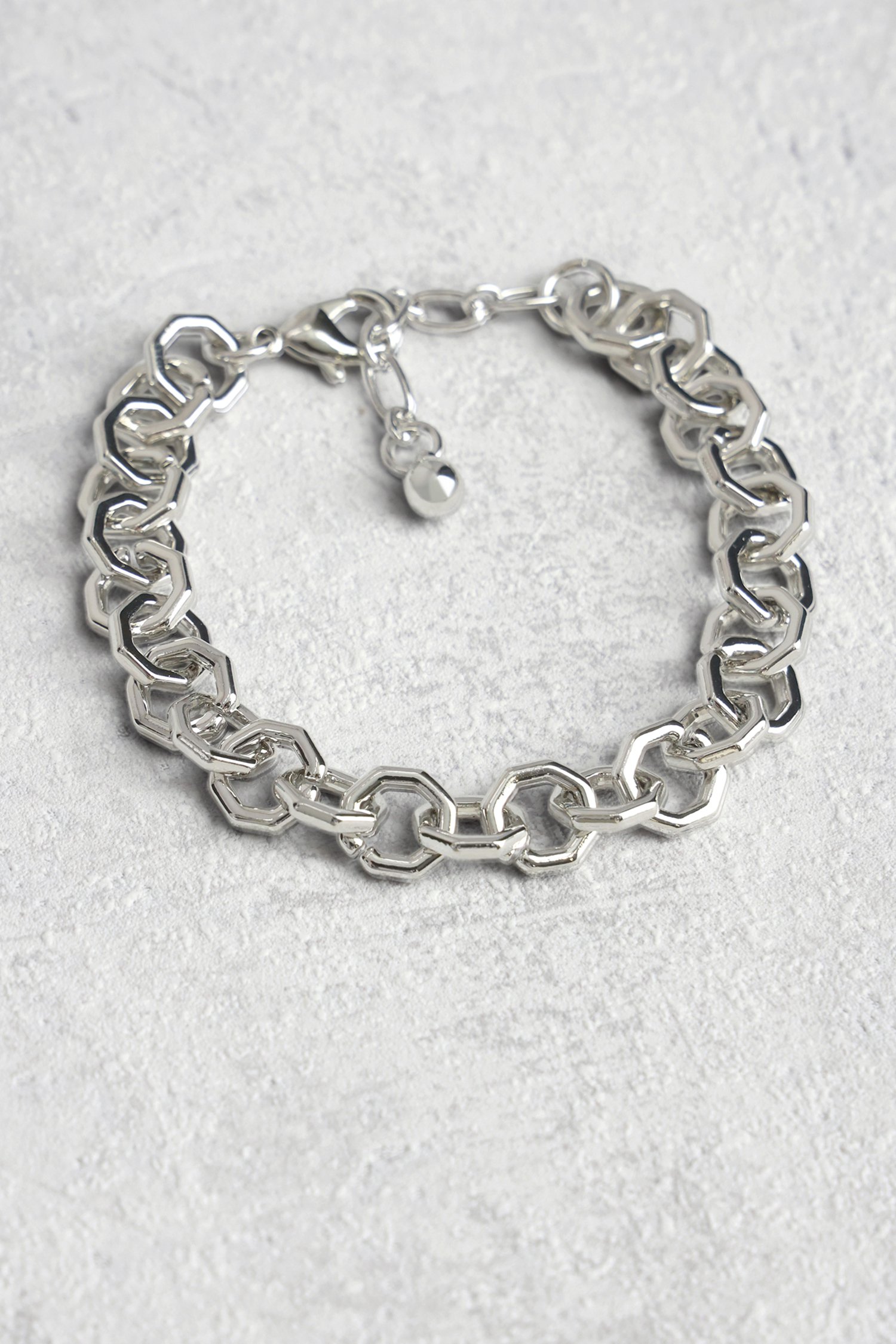 Bracelet argentés avec maillons de Liberty Island pour Femmes