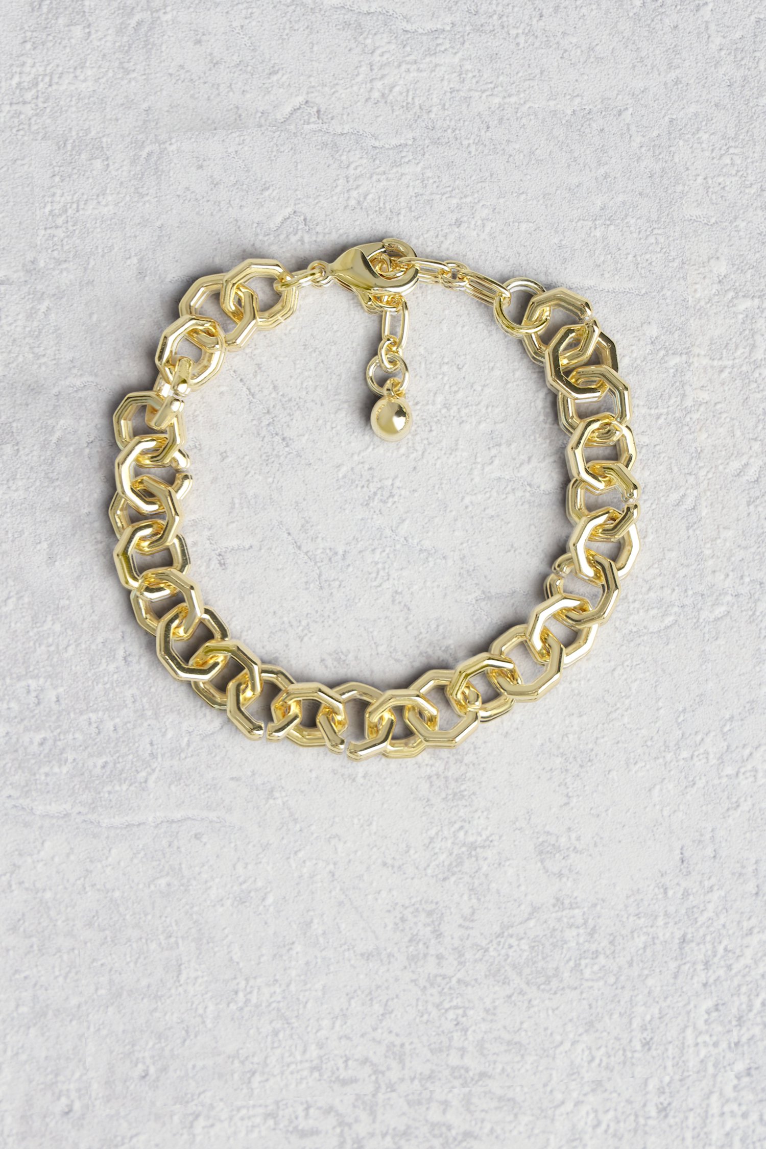 Bracelet doré avec maillons de Liberty Island pour Femmes