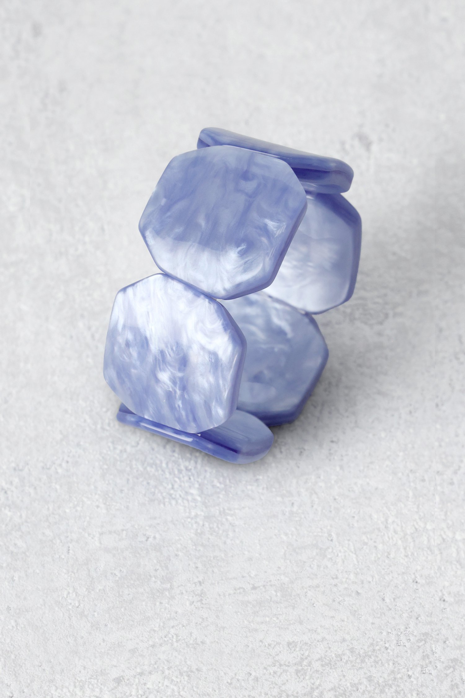 Photo produit 1 de Bracelet élastique à effet marbre bleu de Liberty Island pour Femmes
