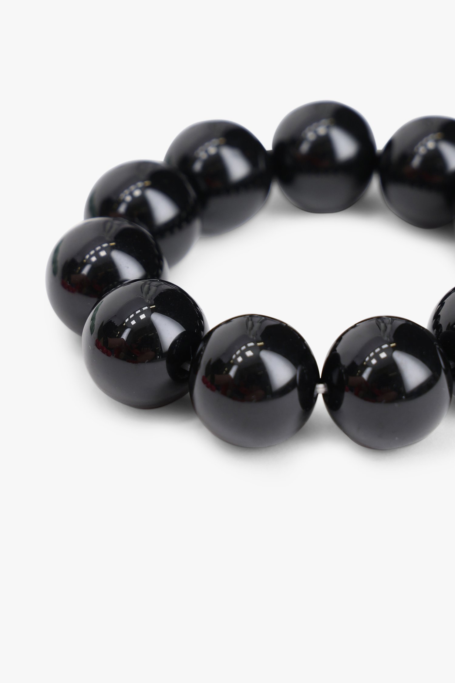 Bracelet noir avec perles de Liberty Island pour Femmes