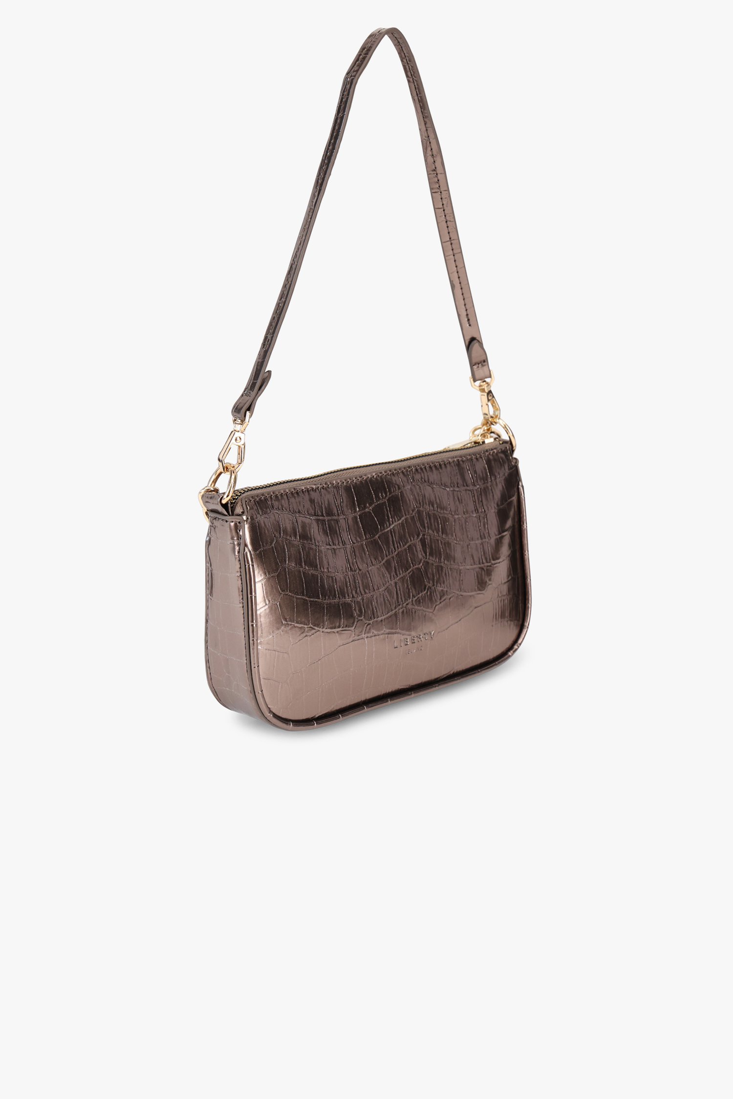 Brons metallic tasje met gouden accenten van Liberty Island voor Dames