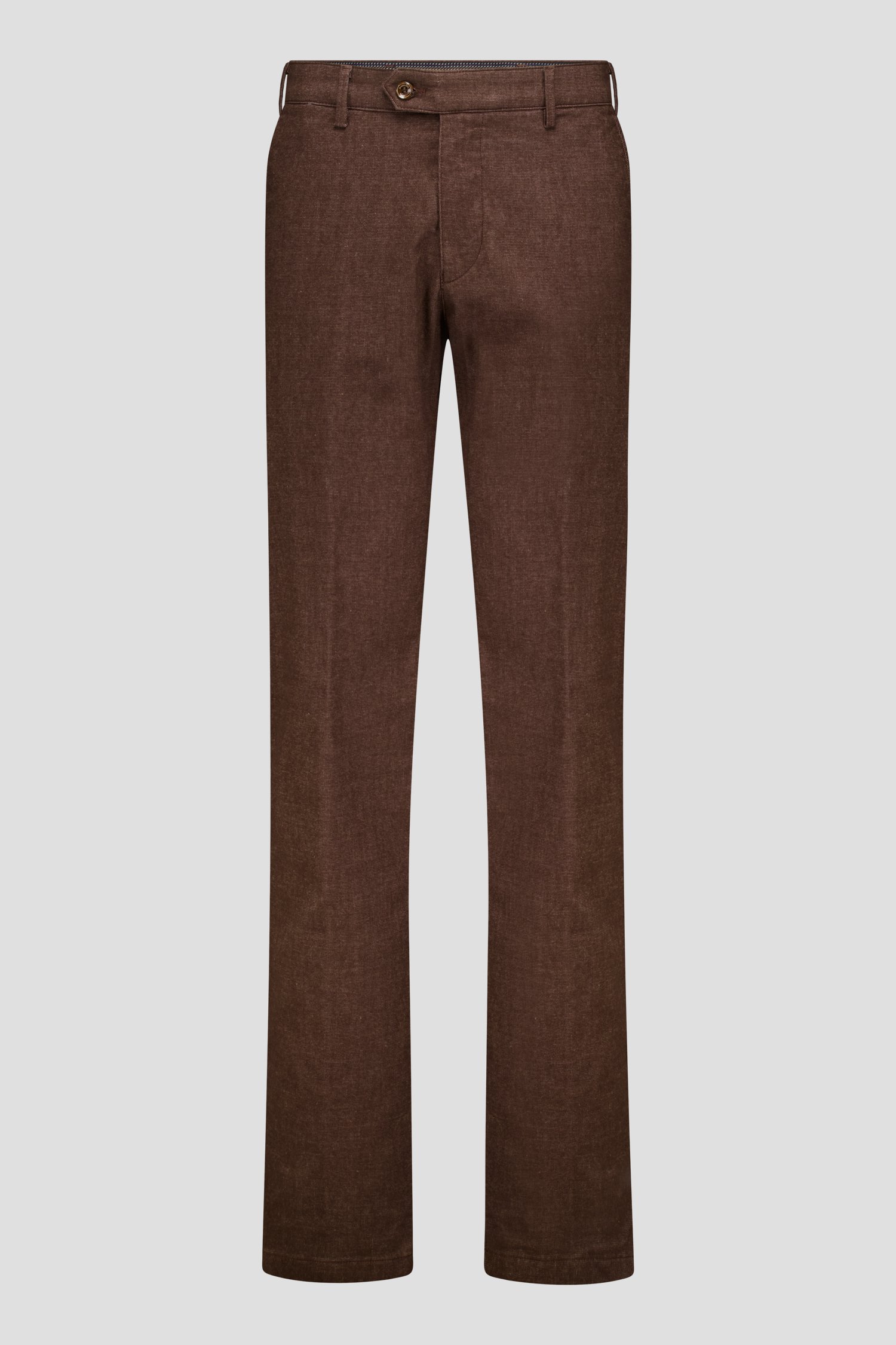 Bruine chino - Vancouver - Regular fit van Brassville voor Heren