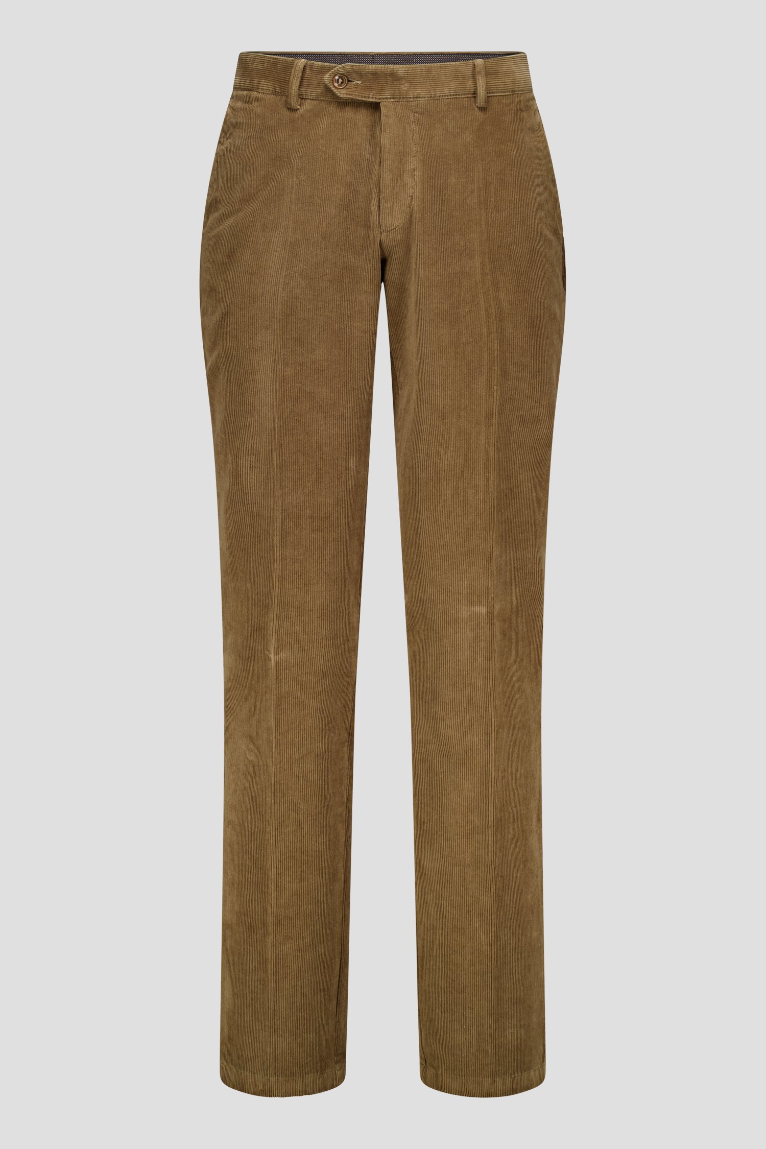 Bruine corduroy broek - Louisiana - Regular fit van Brassville voor Heren