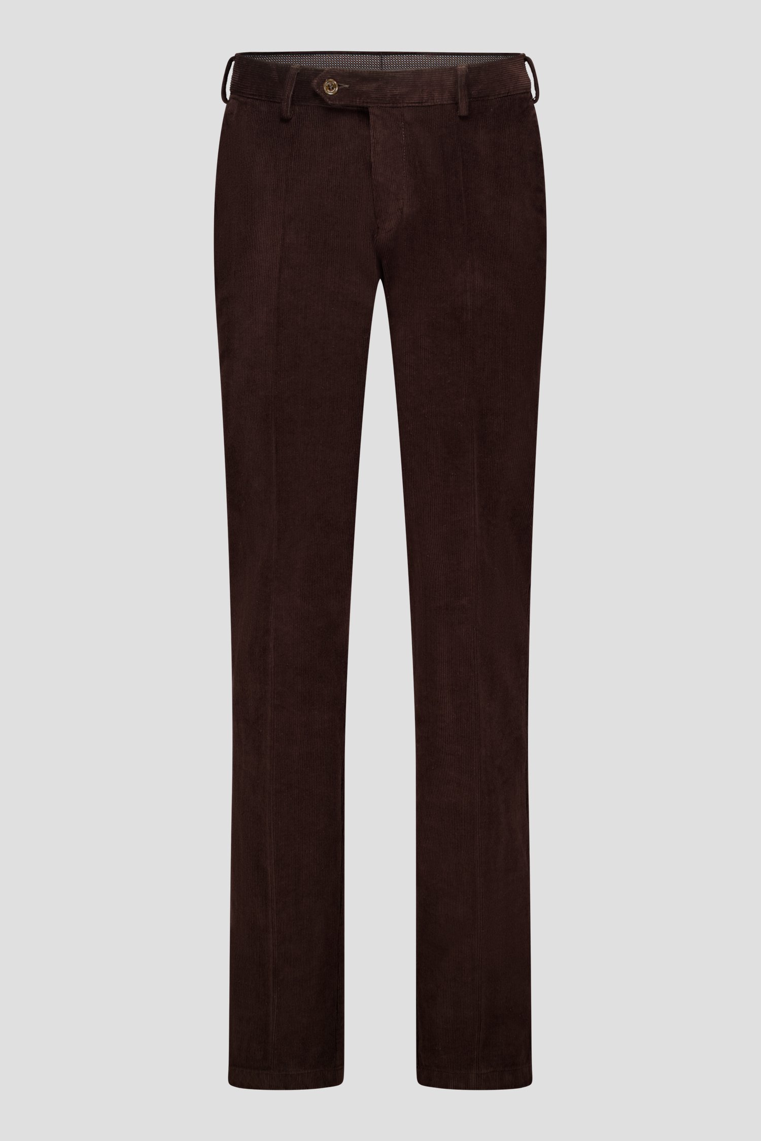 Bruine corduroy broek - Louisiana - Regular fit van Brassville voor Heren