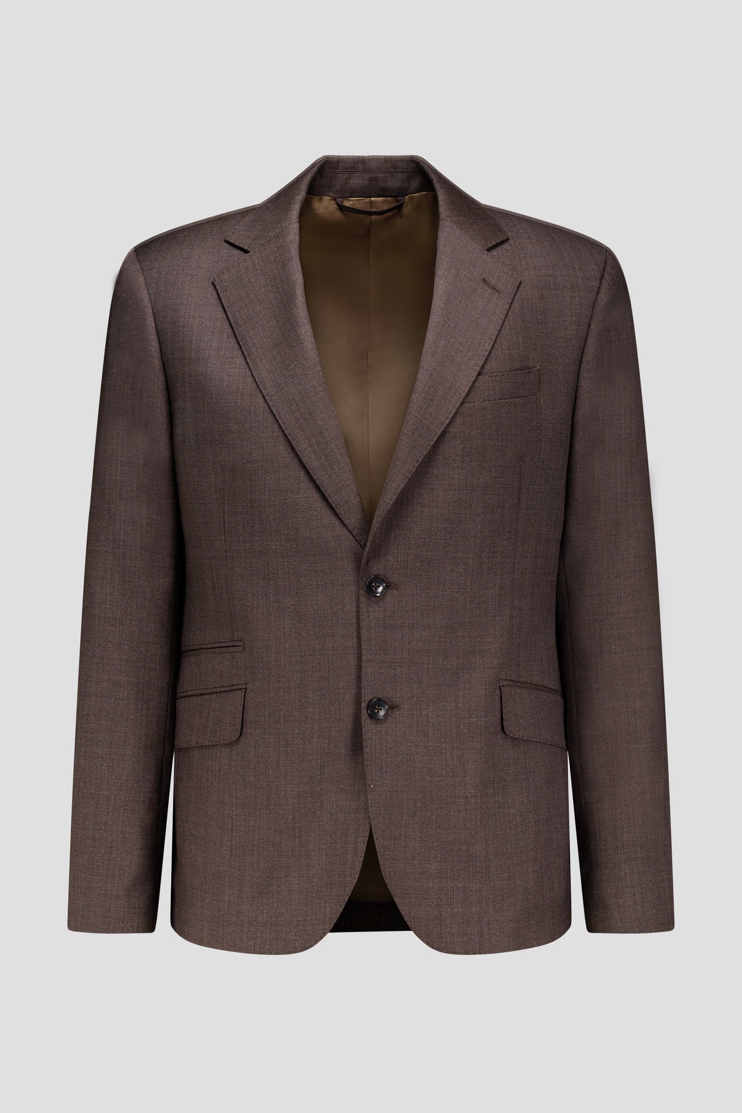 Productfoto 2 van Bruine kostuumvest - slim fit door Dansaert Black voor Heren