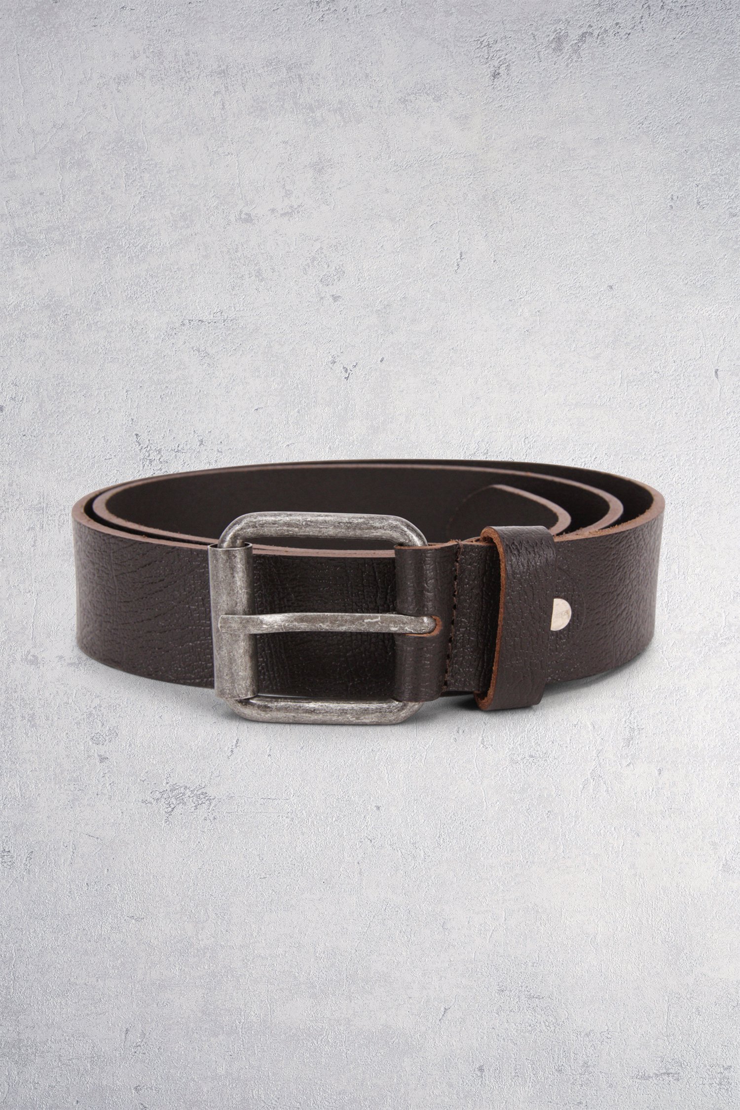 Bruine lederen riem van Liberty Island Denim voor Heren