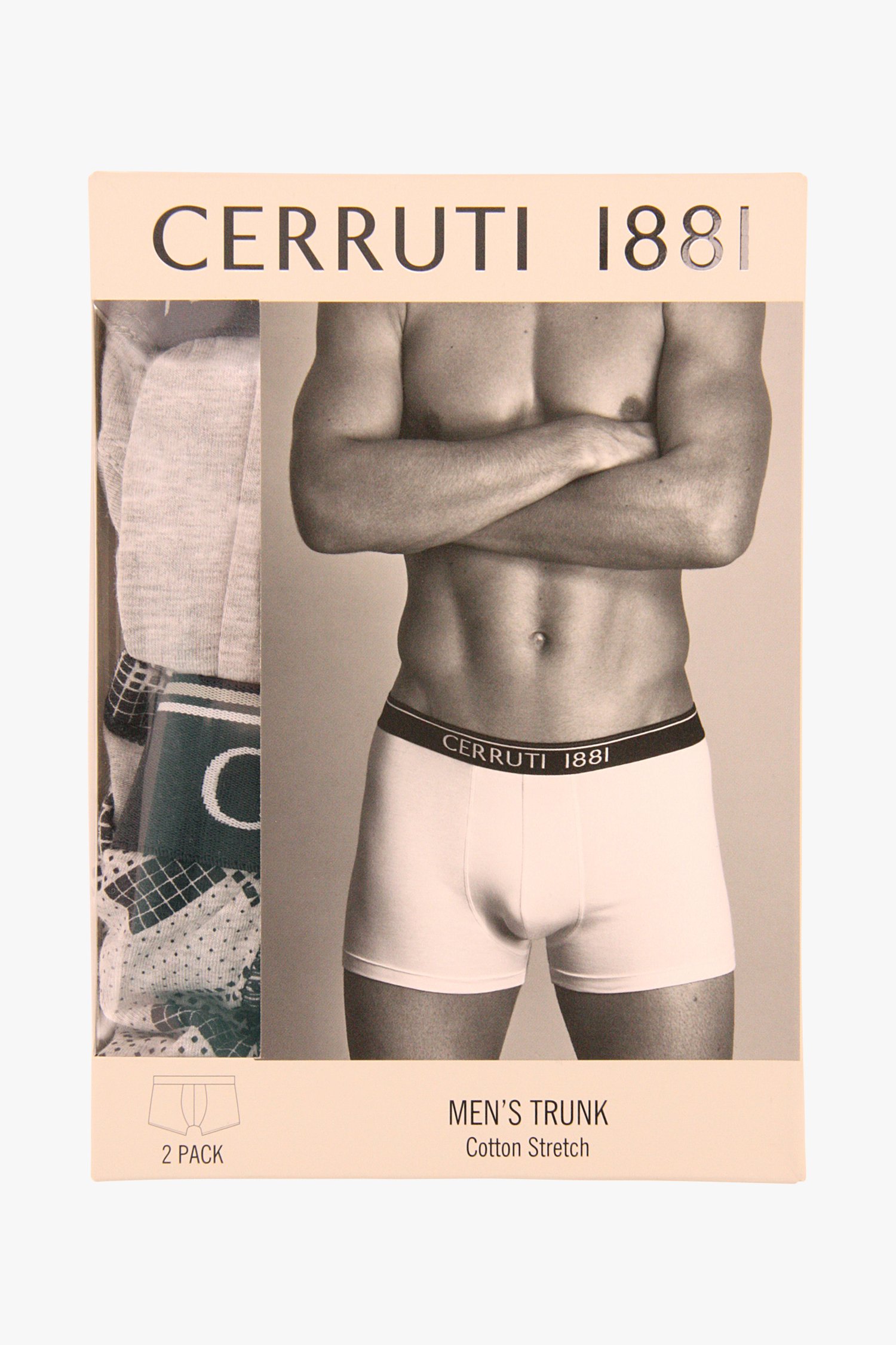 Caleçon gris - 2 pièces de Cerruti 1881 pour Hommes
