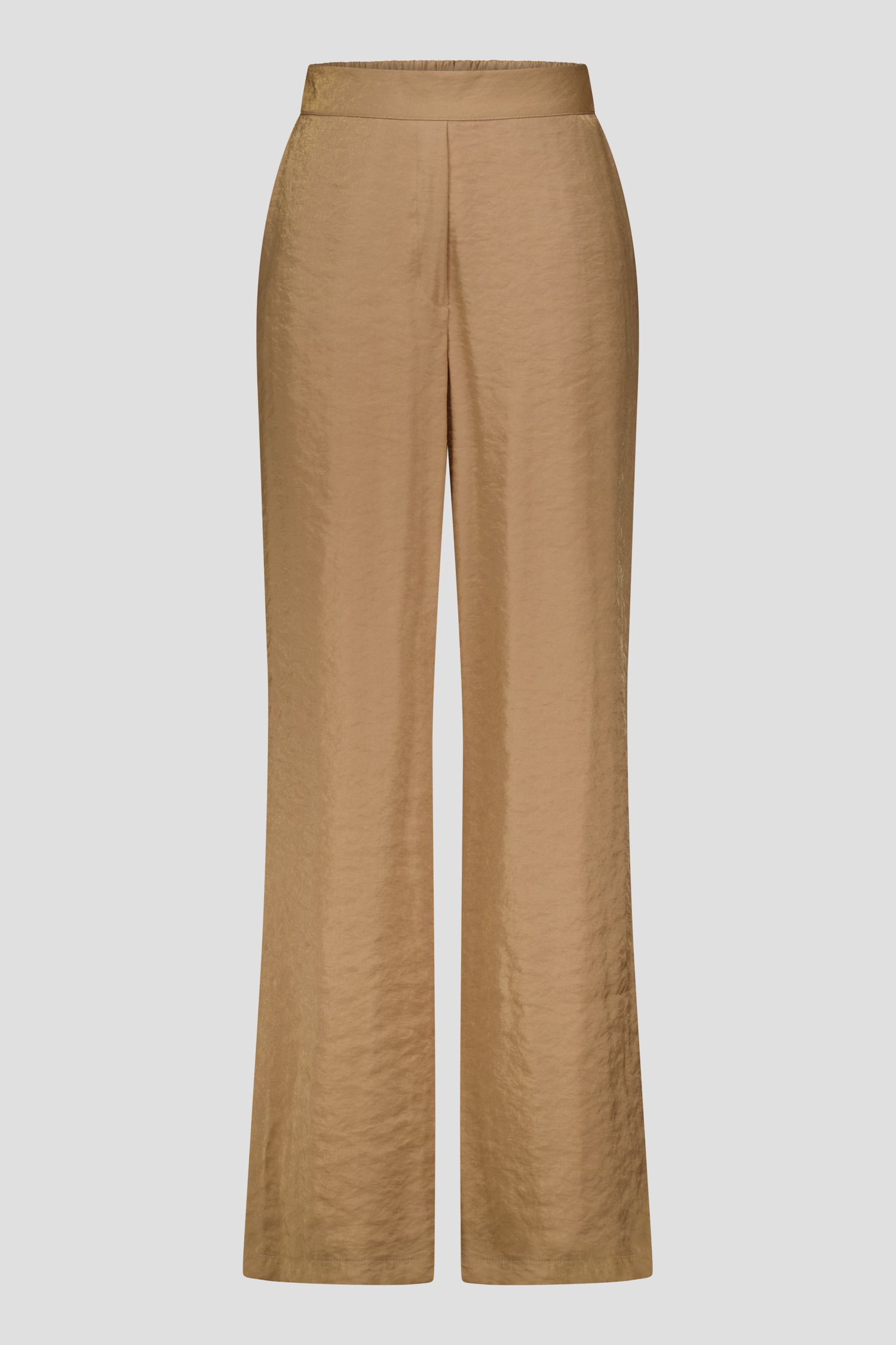 Camelkleurige broek met glans van Geisha voor Dames