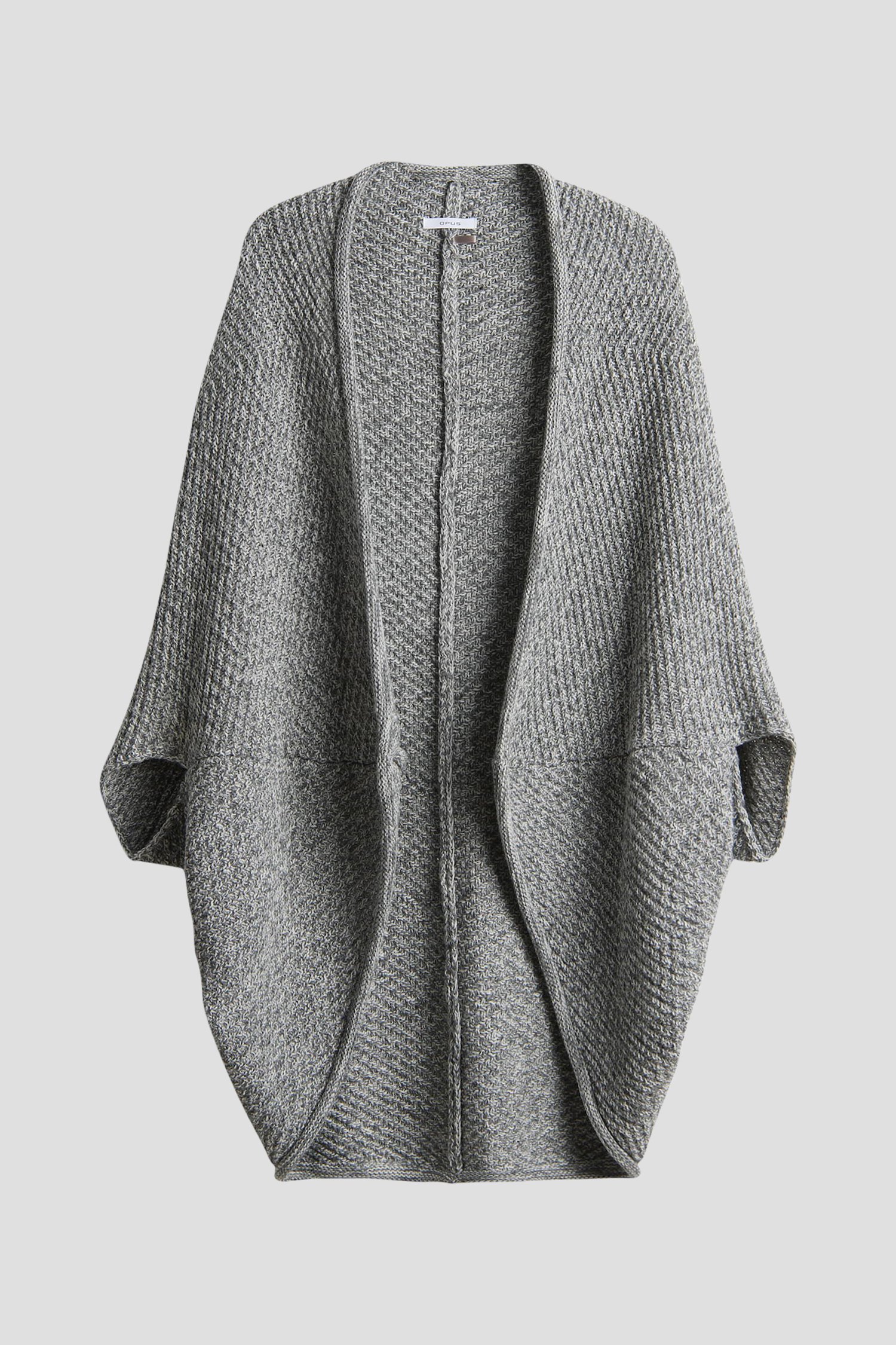 Photo produit 1 de Cape tricotée grise de Opus pour Femmes