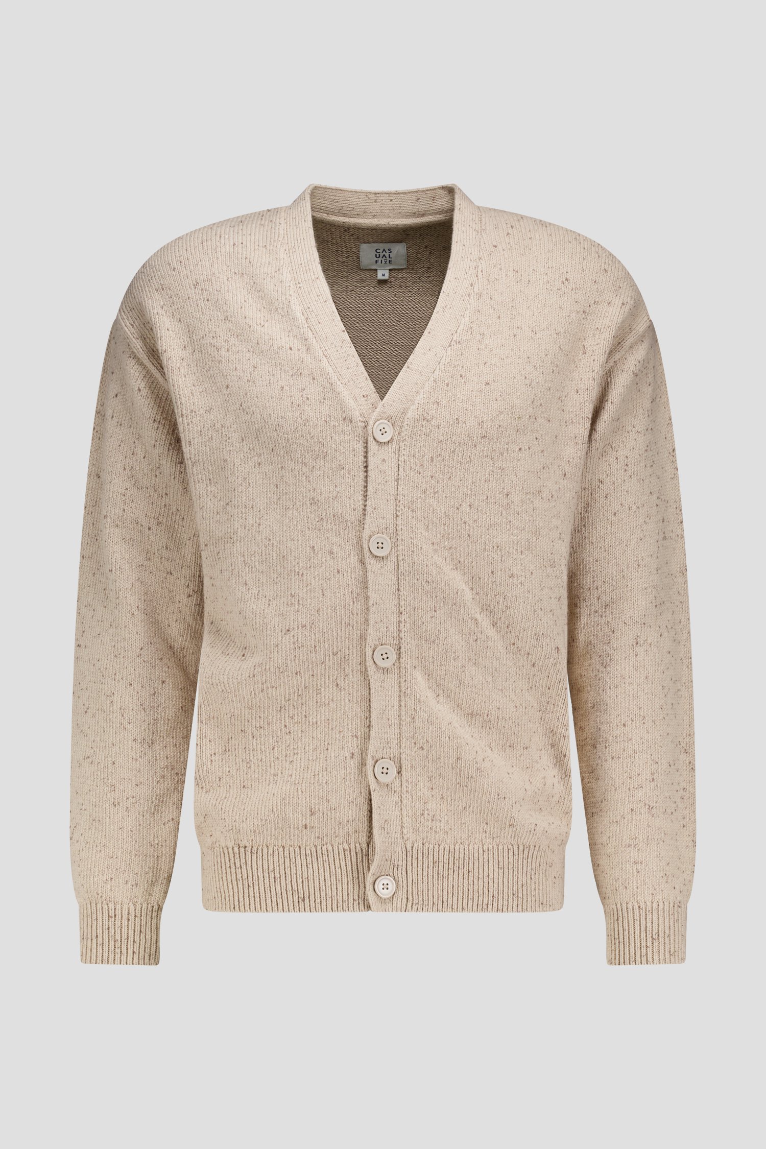 Photo produit 1 de Cardigan beige à boutons de Casual Five pour Hommes