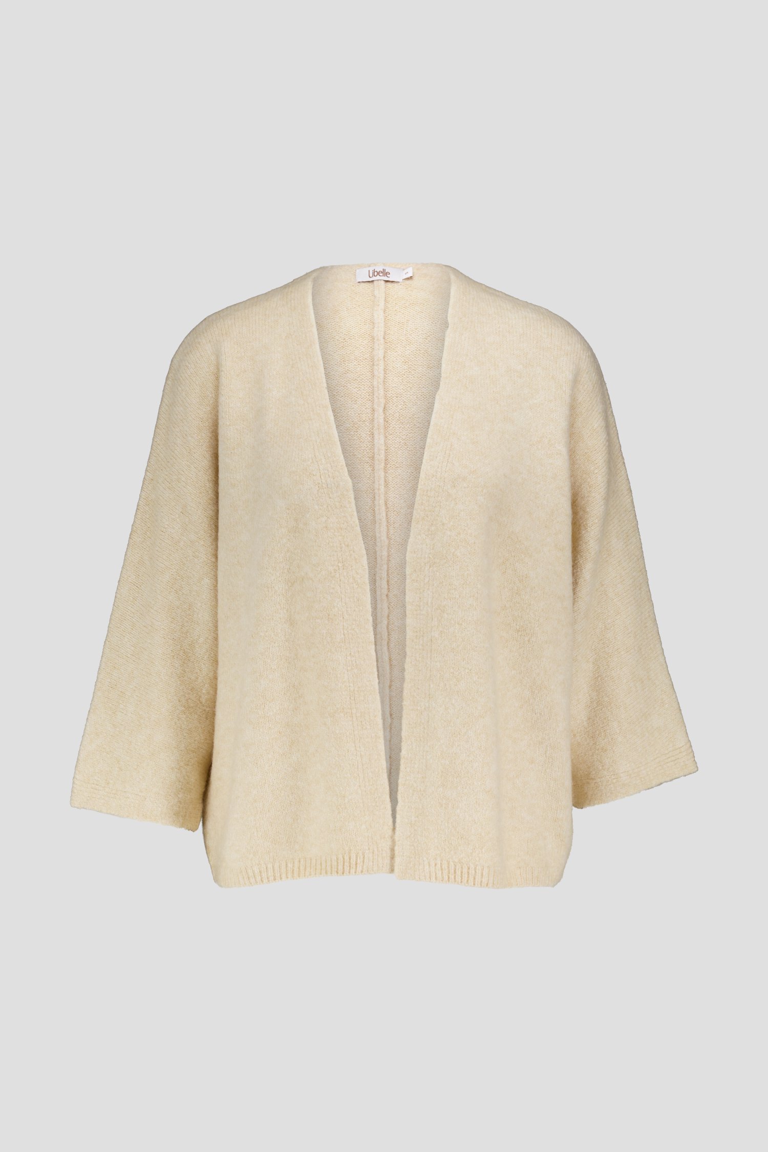 Photo produit 1 de Cardigan beige à manches trois-quarts de Libelle pour Femmes