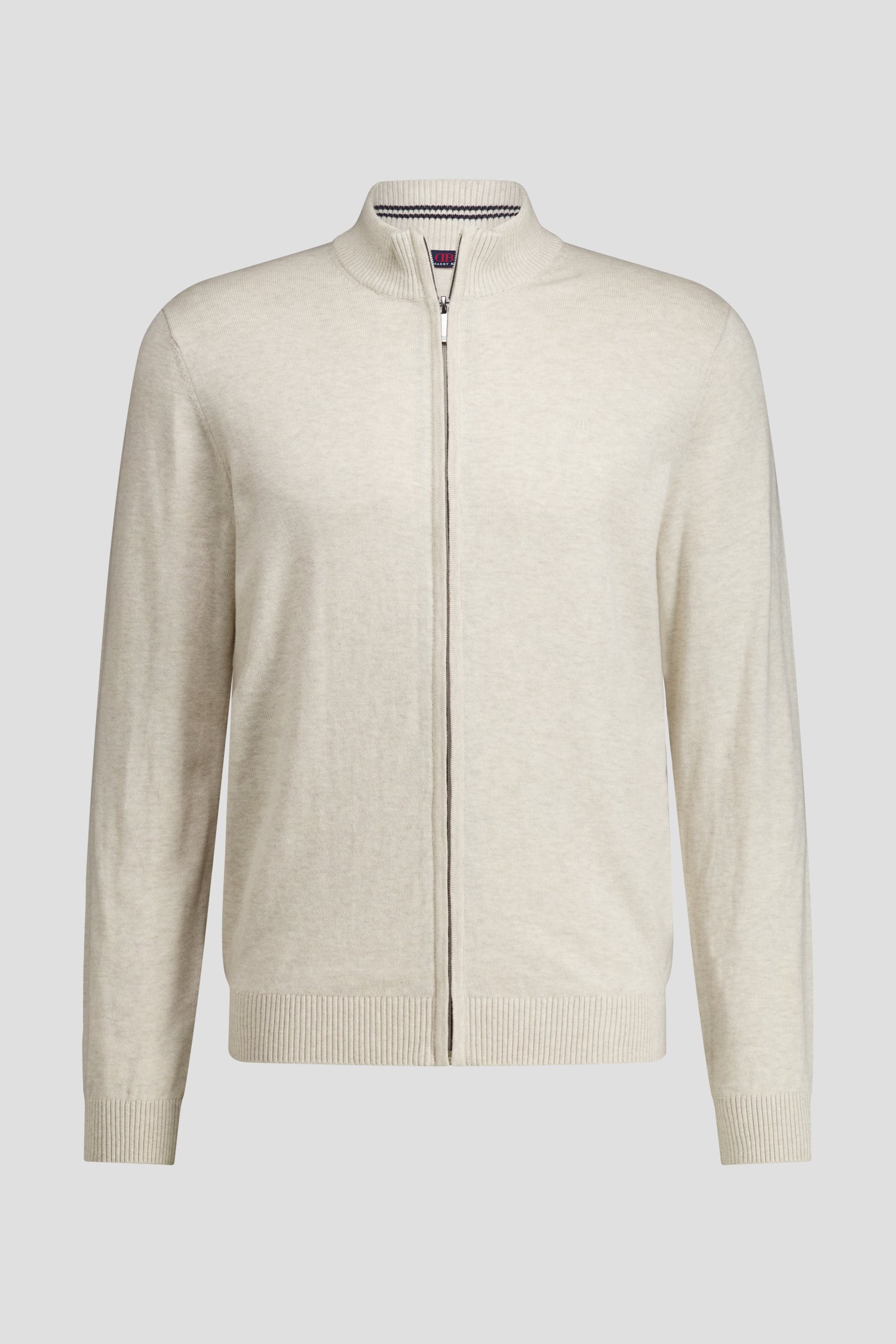 Photo produit 2 de Cardigan beige avec fermeture éclair de Dansaert Blue pour Hommes