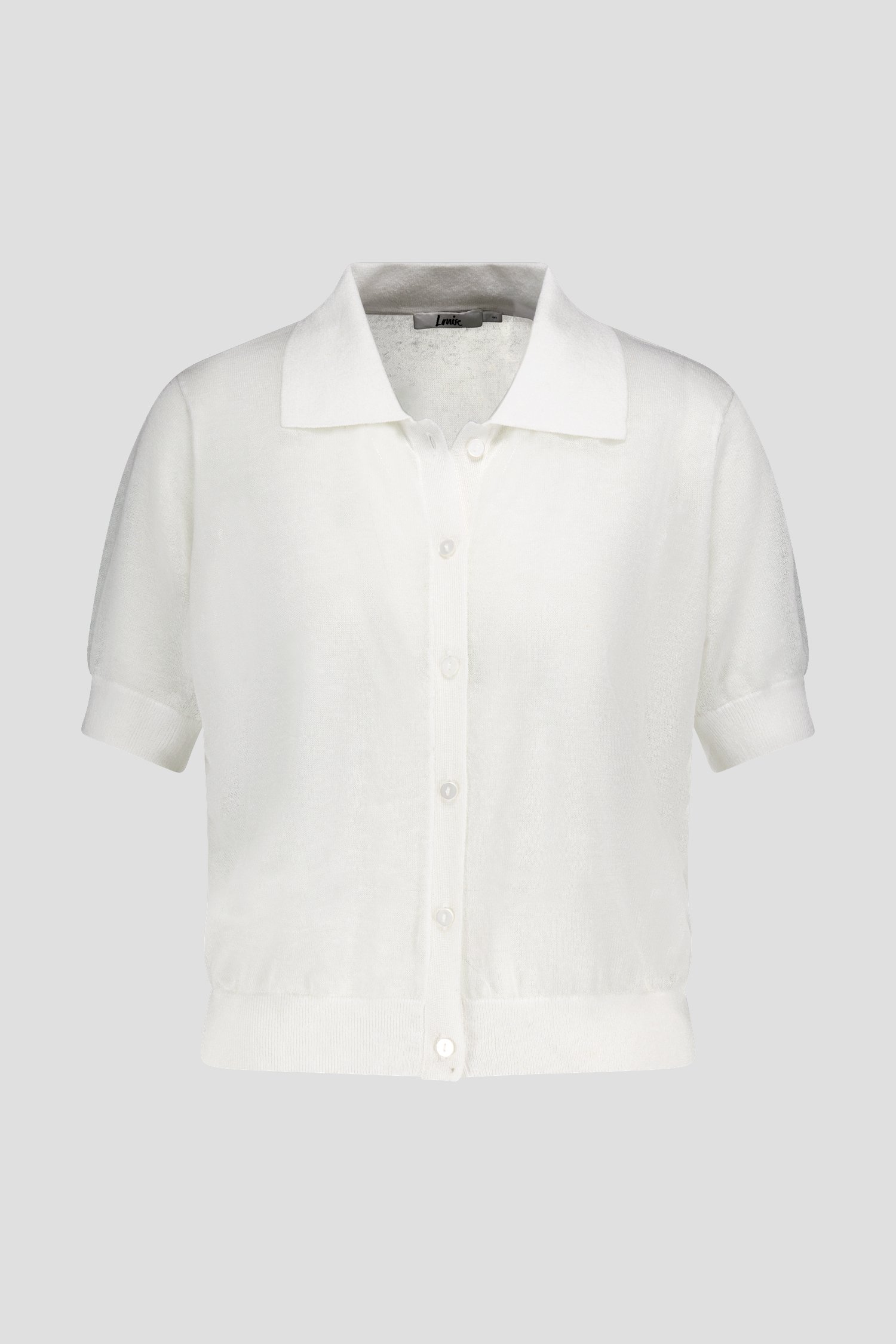 Cardigan blanc en maille fine de Louise pour Femmes