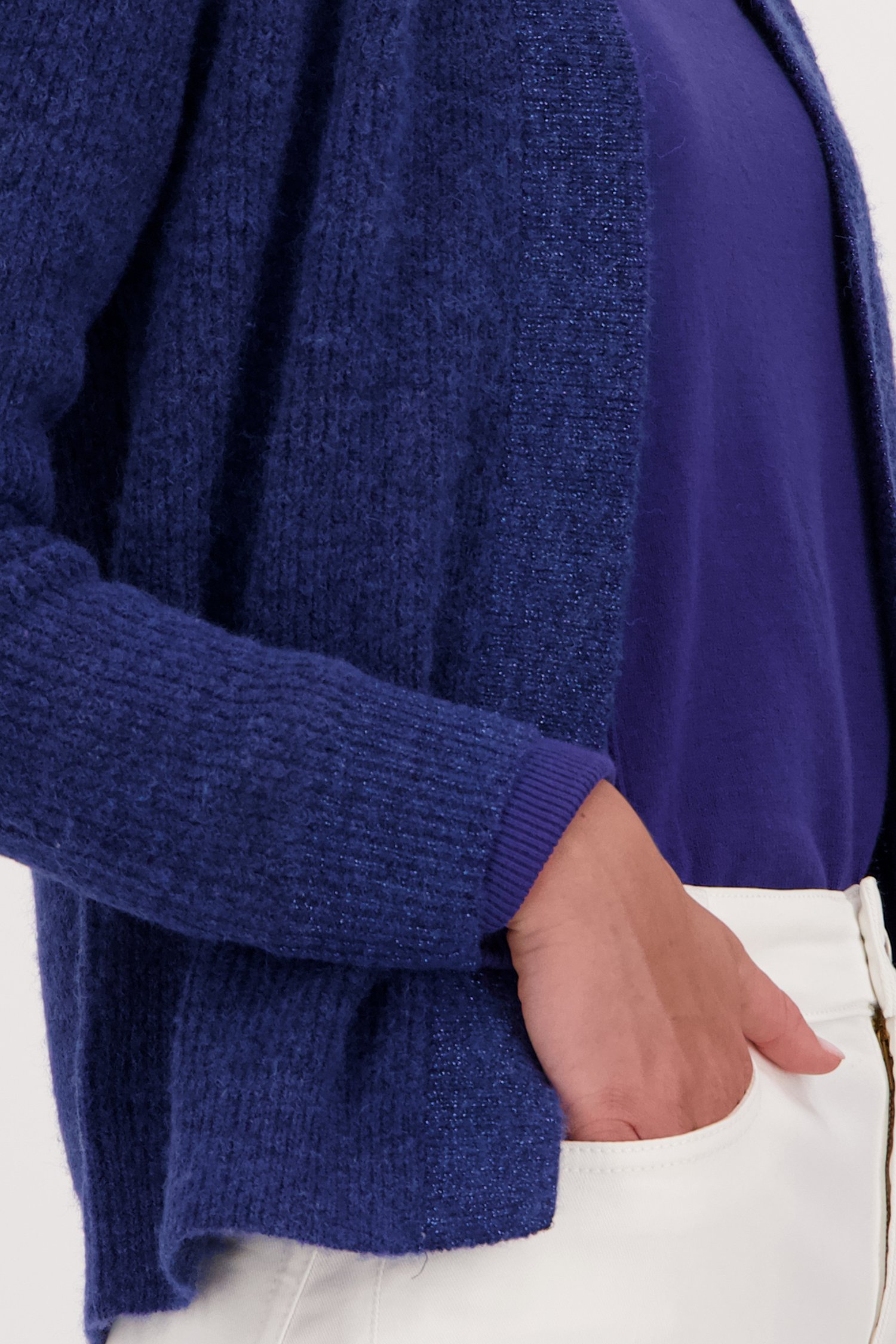 Cardigan court marine de Liberty Island pour Femmes