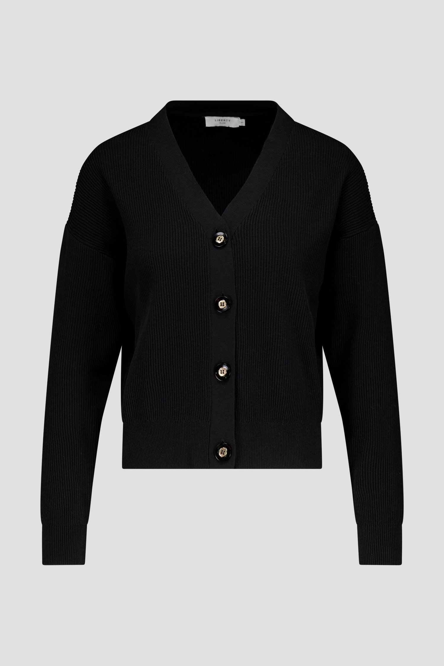 Cardigan court noir de Liberty Island pour Femmes