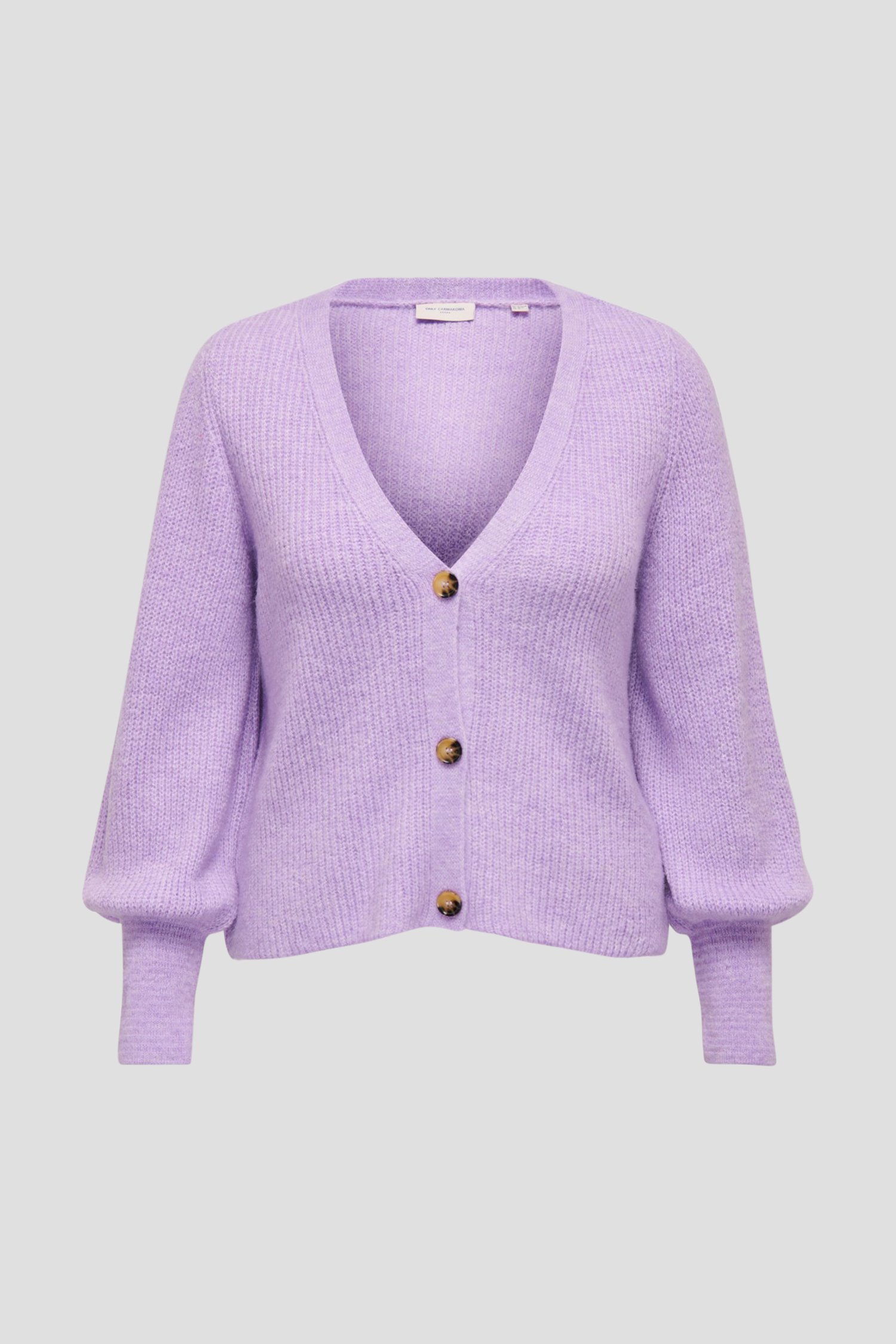 Cardigan doux lilas de Only Carmakoma pour Femmes